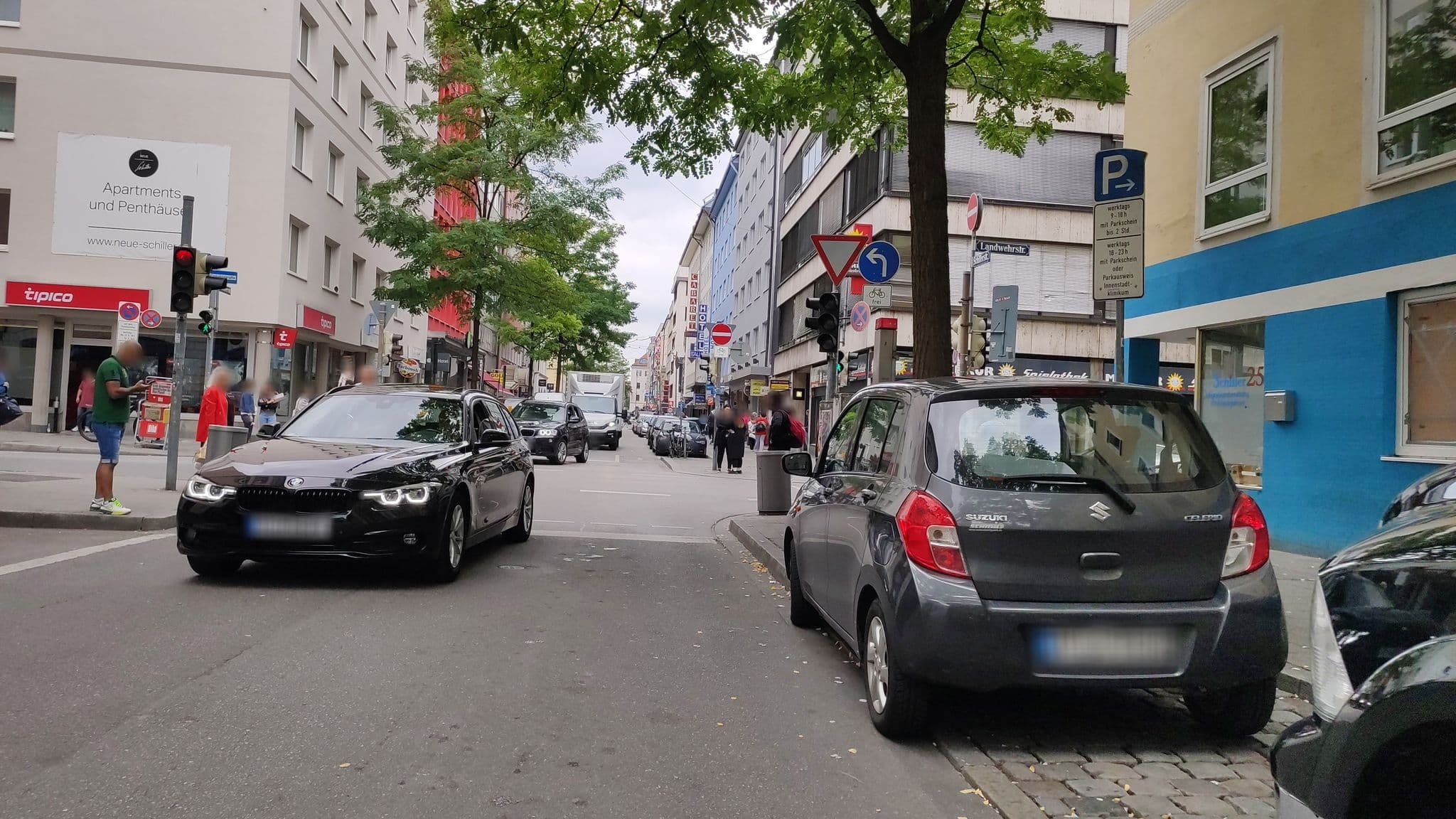 Street view near Isar Apartments GmbH, Munich — © dralfa (CC BY-SA · Mapillary)