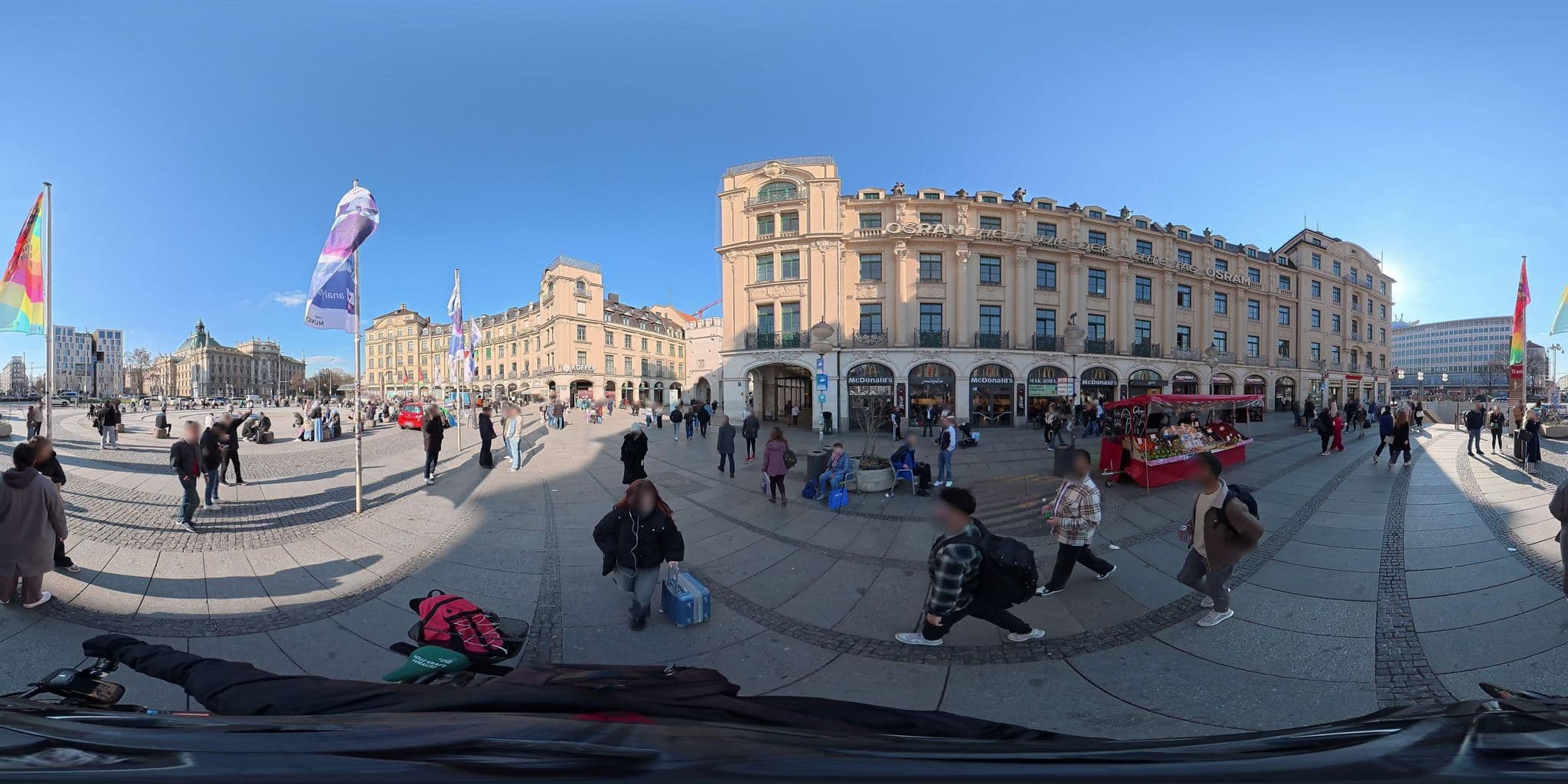 Street view near alex, Munich — © osmplus_org (CC BY-SA · Mapillary)