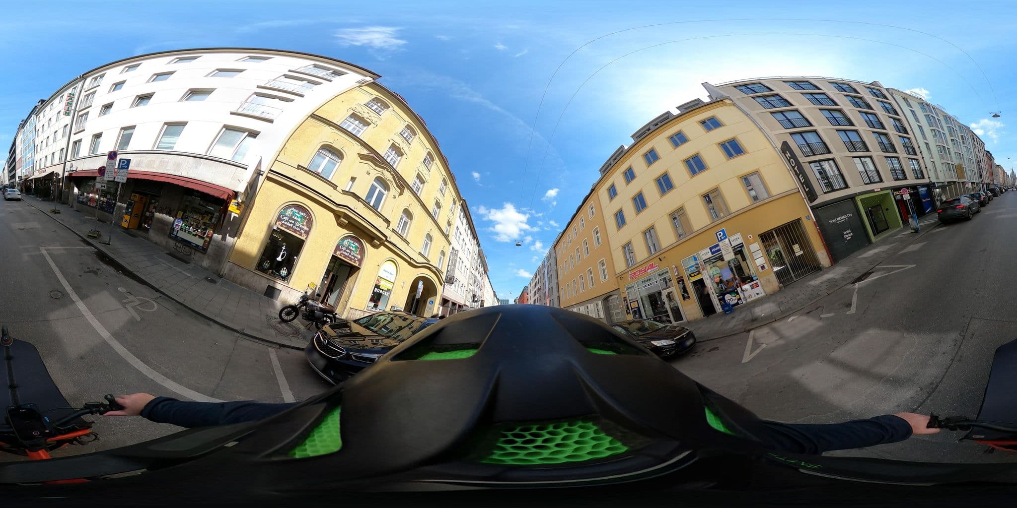 Street view near Hotel Deutsches Theater, Munich — © stephanesser (CC BY-SA · Mapillary)