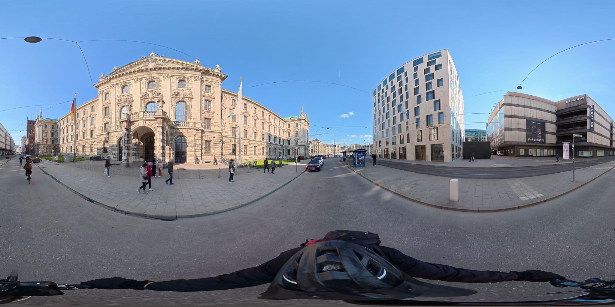 Street view near Munich Koenigshof Germany, A Luxury Collection Hotel, Munich — © osmplus_org (CC BY-SA · Mapillary)