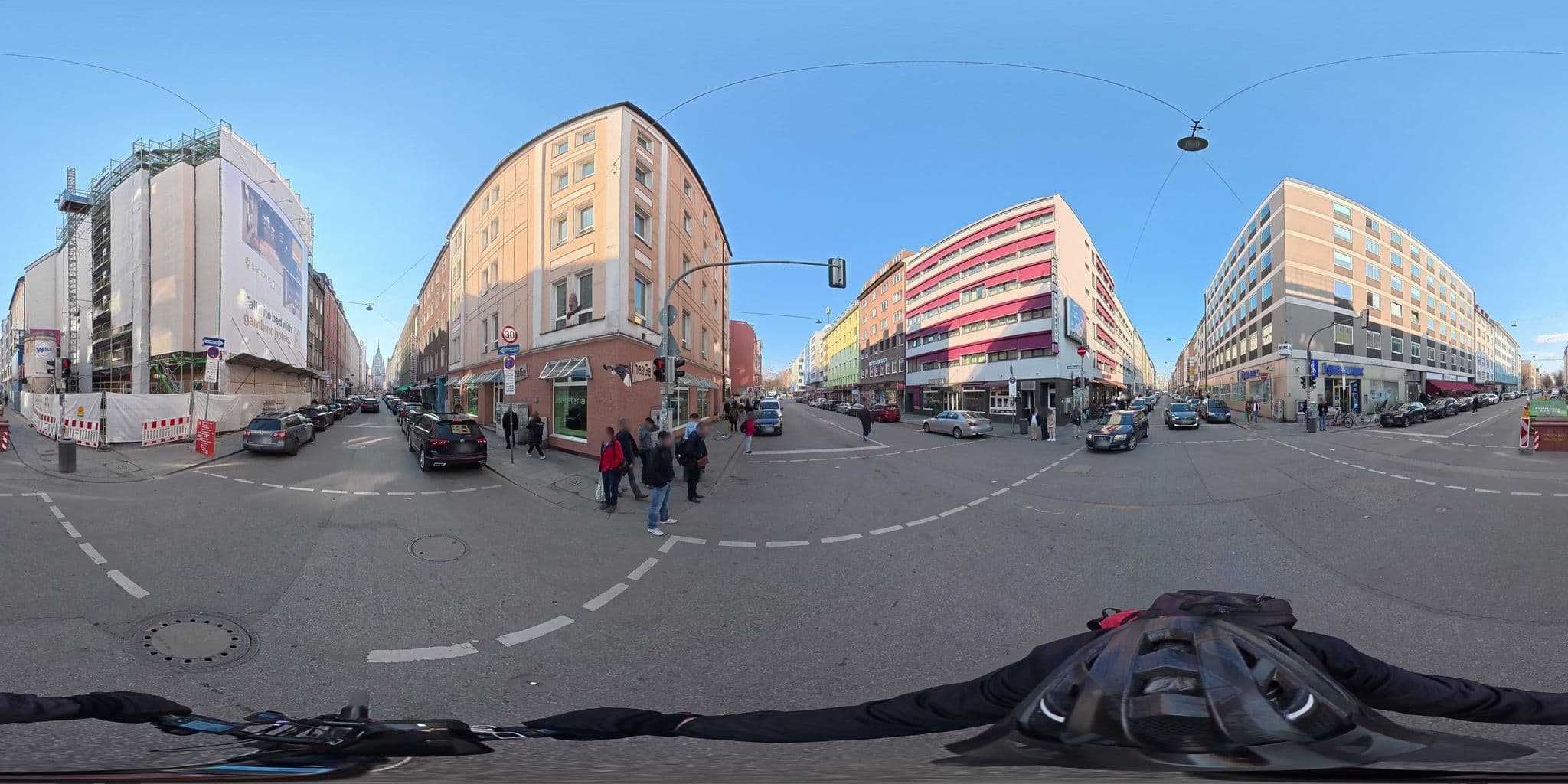 Street view near frühstücksraum, Munich — © osmplus_org (CC BY-SA · Mapillary)