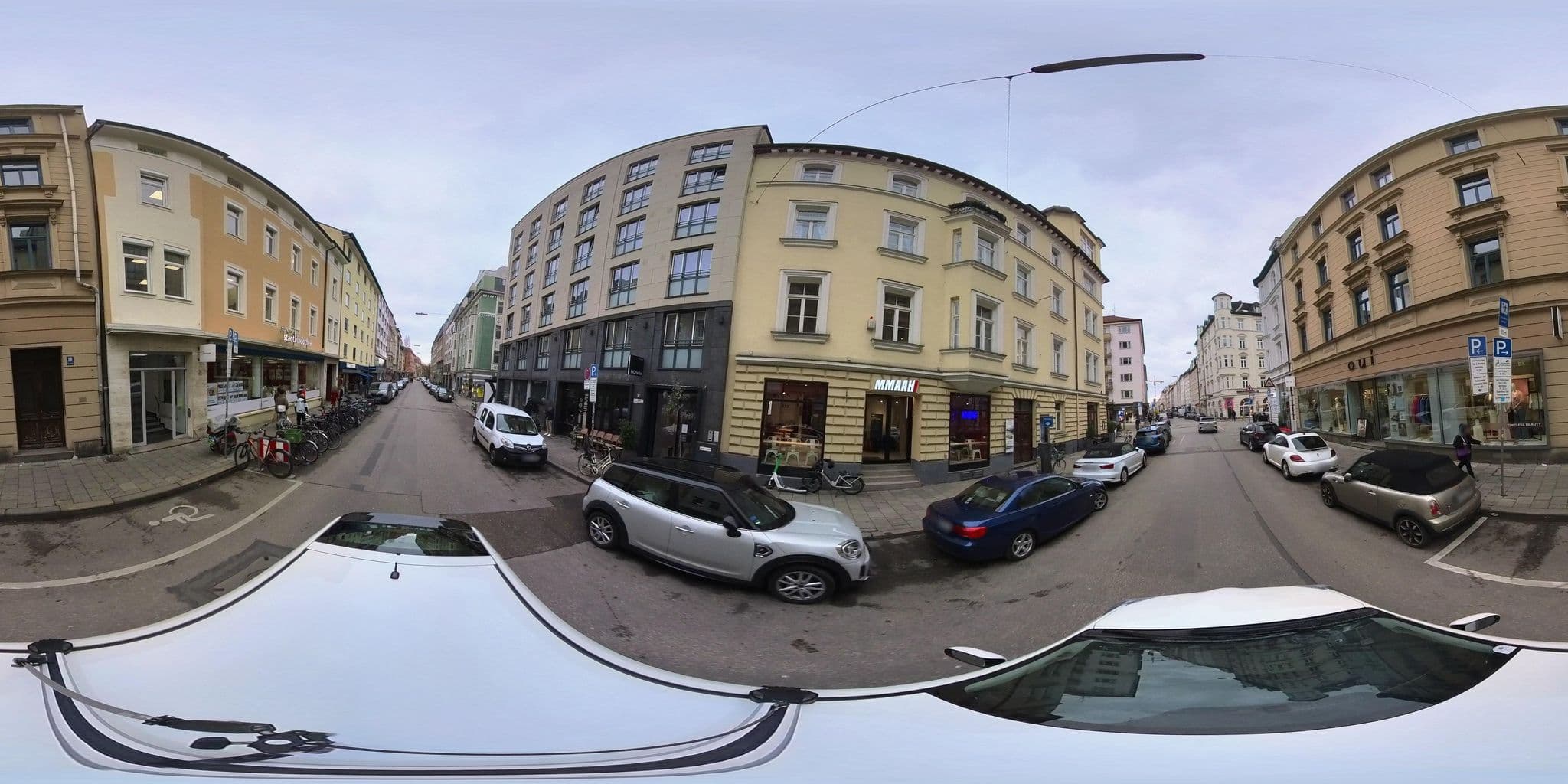 Street view near Hotel International Munchen, Munich — © osmplus_org (CC BY-SA · Mapillary)