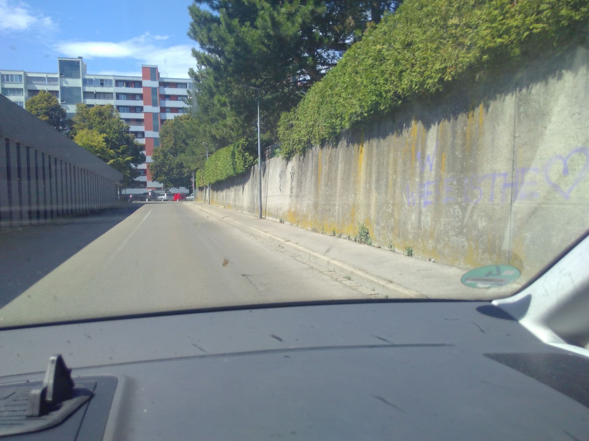 Street view near Langemarck Apartment Augsburg, Augsburg — © zuse (CC BY-SA · Mapillary)