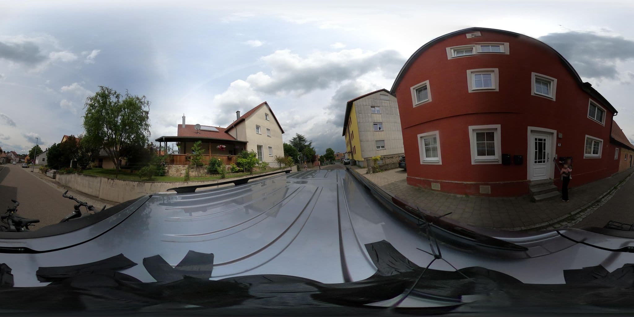 Street view near Apartments Ferienwohnungen Bauernhaus Trumpp, Schillingsfürst — © Mobilitaetswerk (CC BY-SA · Mapillary)