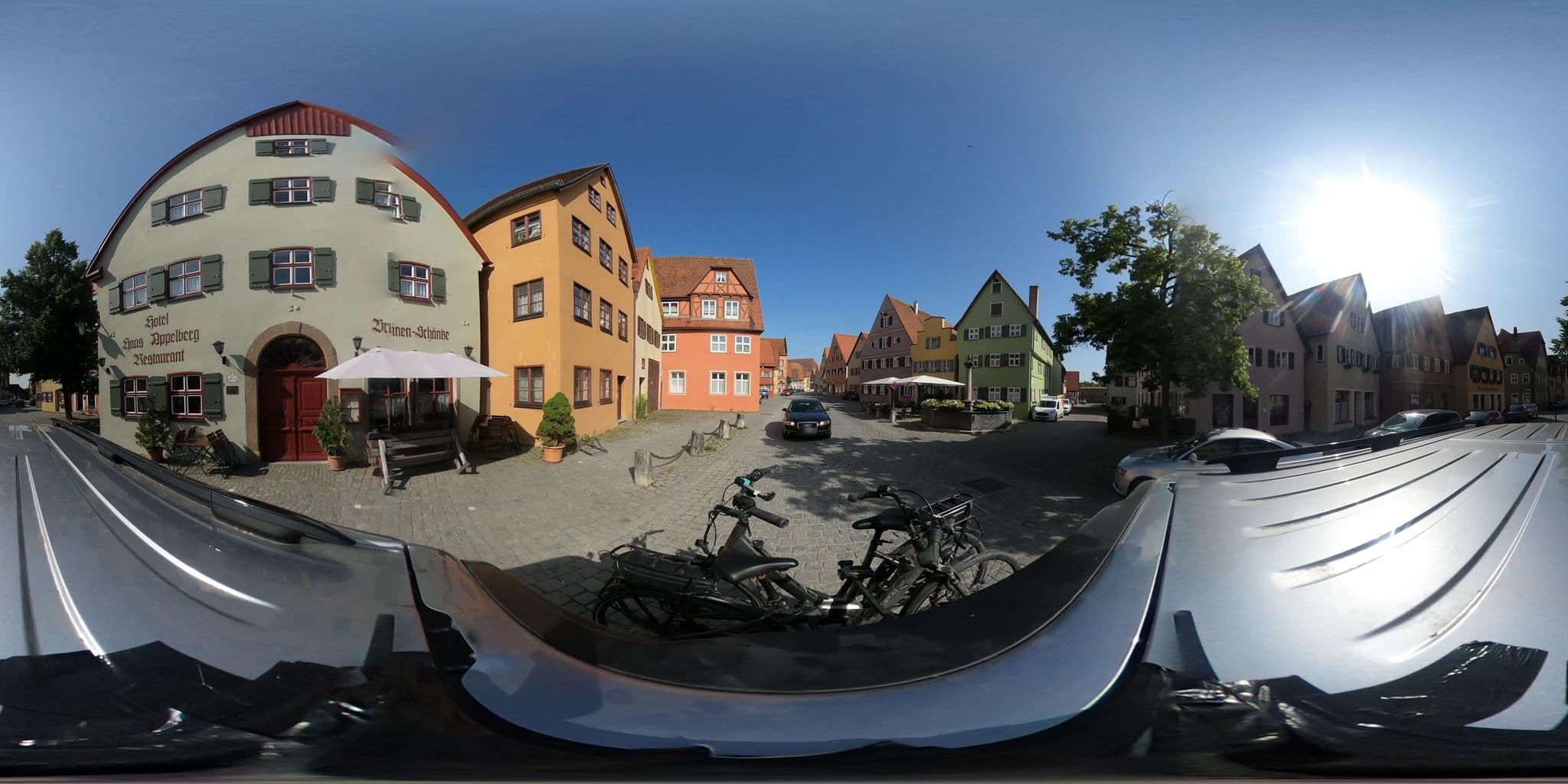 Street view near Haus Appleberg, Dinkelsbühl — © Mobilitaetswerk (CC BY-SA · Mapillary)
