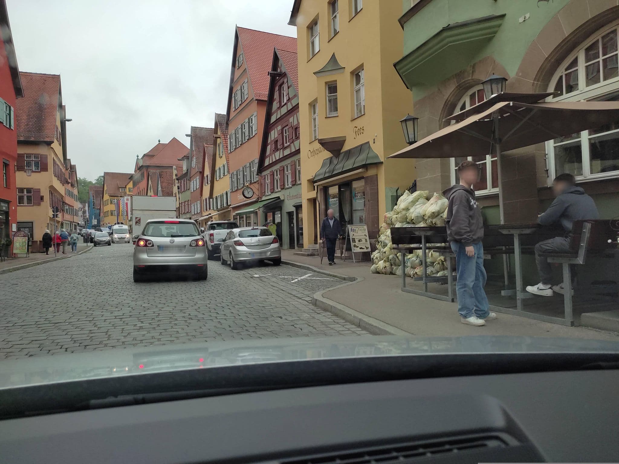 Street view near restaurant piaza hotel, Dinkelsbühl — © rausk (CC BY-SA · Mapillary)