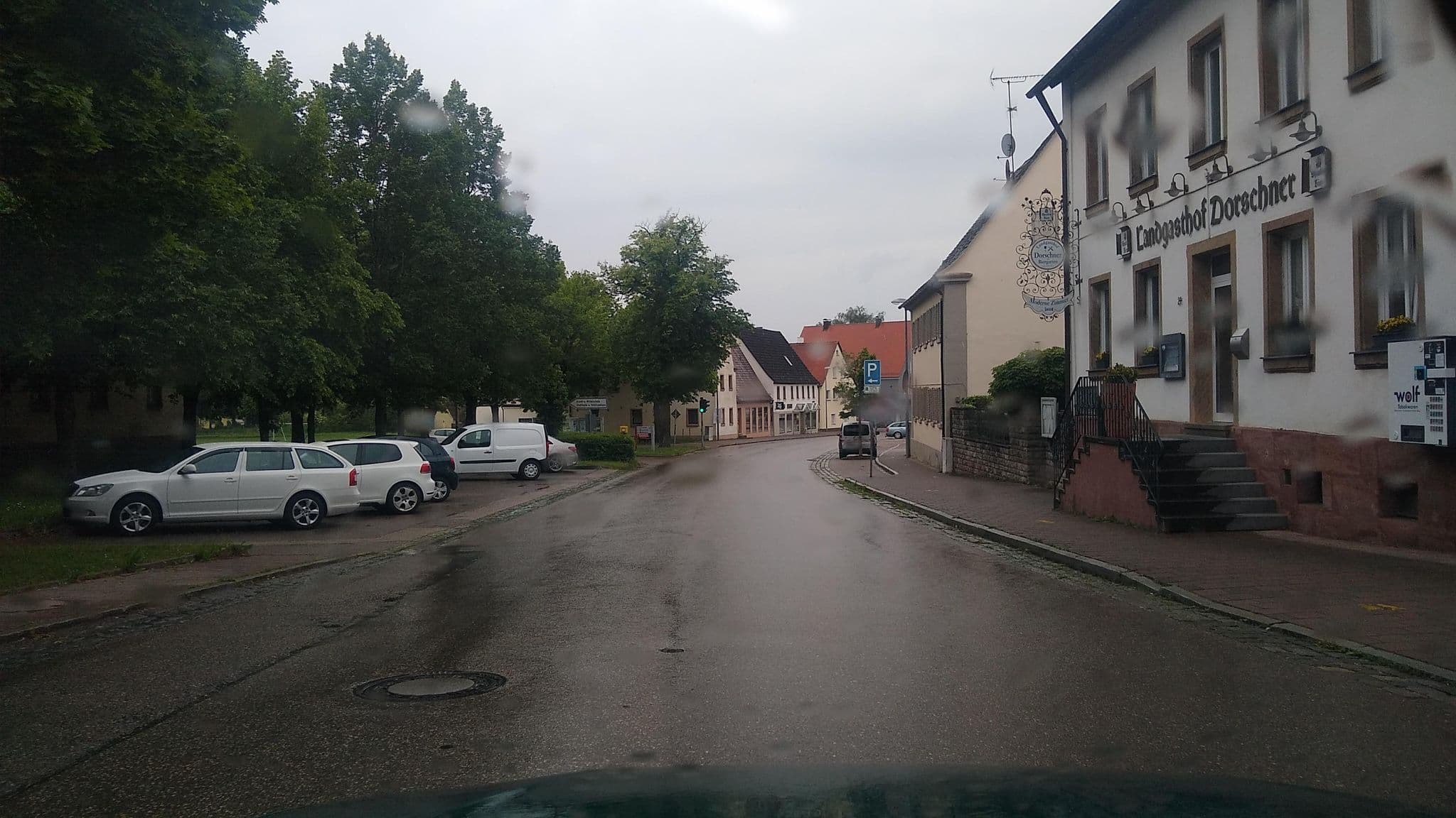 Street view near Landgasthof Dorschner, Windsbach — © wegavision (CC BY-SA · Mapillary)