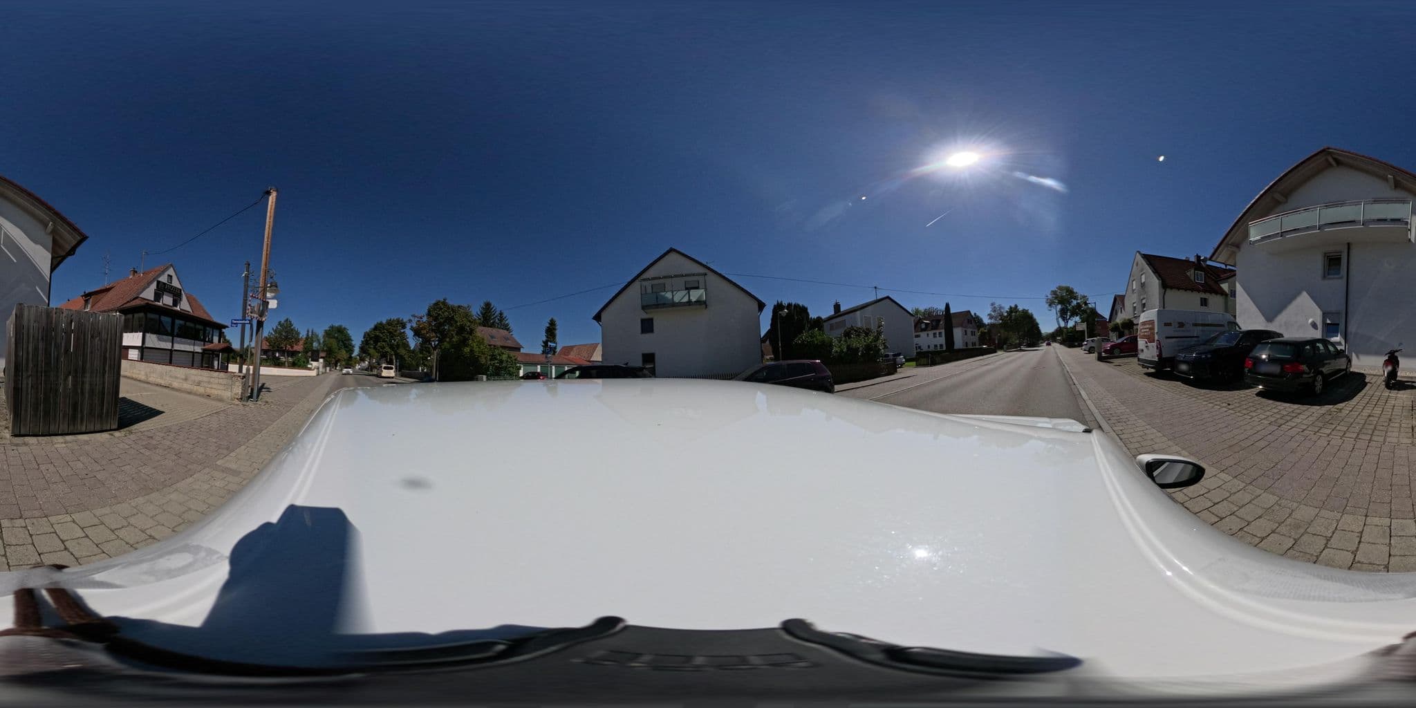 Street view near Airport Theresienhof Hotel Munich, Hallbergmoos — © DerSton (CC BY-SA · Mapillary)