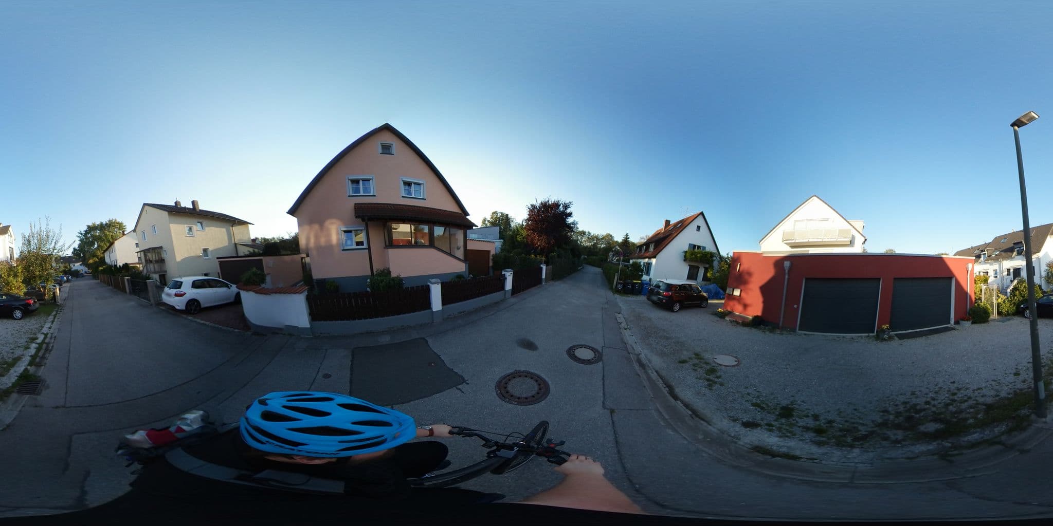 Street view near Hotel Hubertus, Karlsfeld — © wedaka (CC BY-SA · Mapillary)