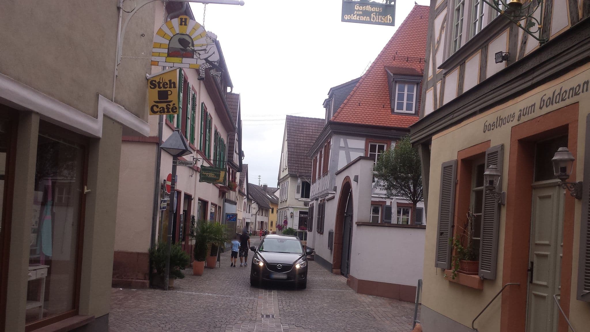 Street view near Goldener Hirsch, Schriesheim — © wegavision (CC BY-SA · Mapillary)