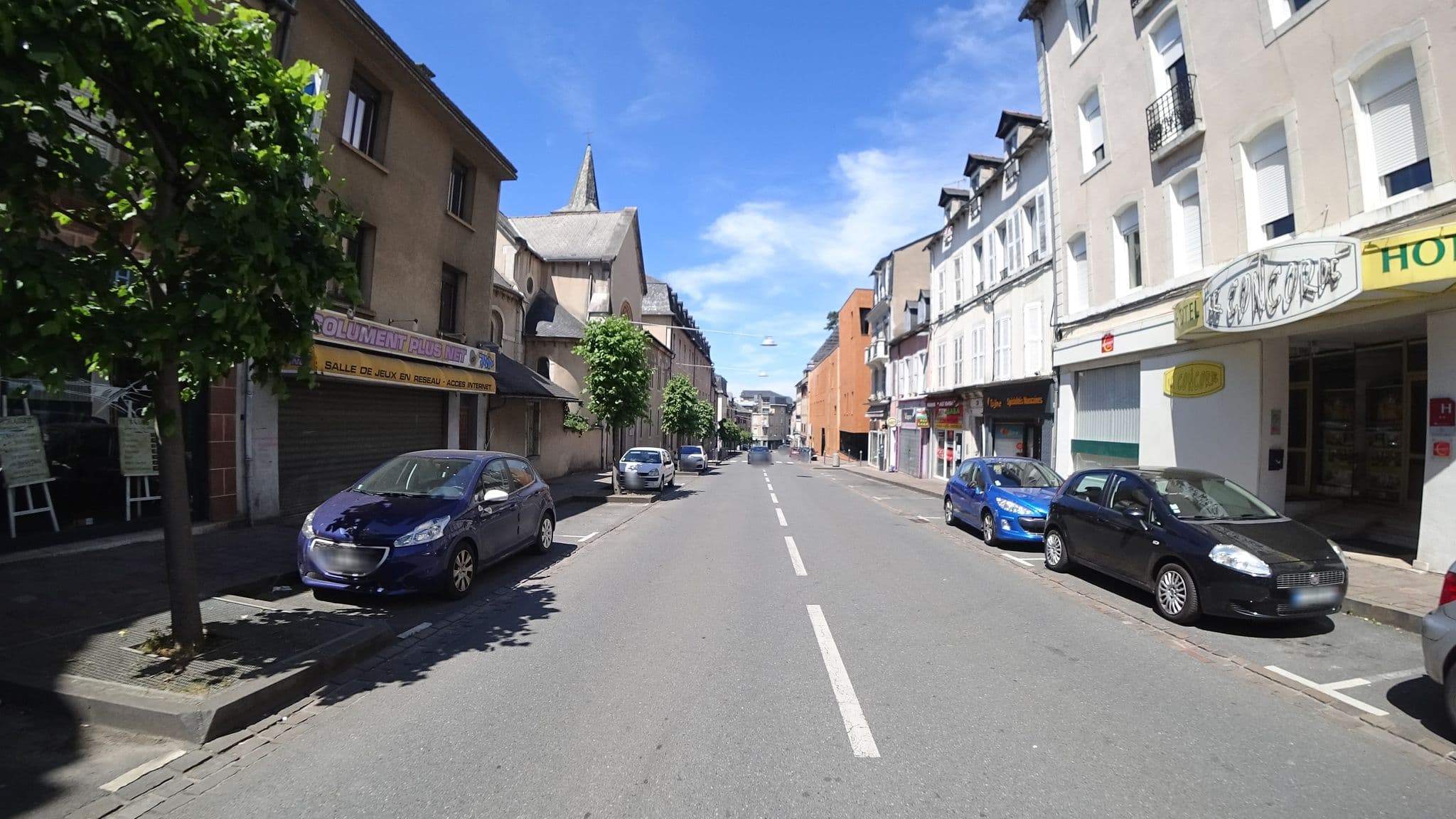 Street view near Hôtel le Concorde, Rodez — © yod4z (CC BY-SA · Mapillary)