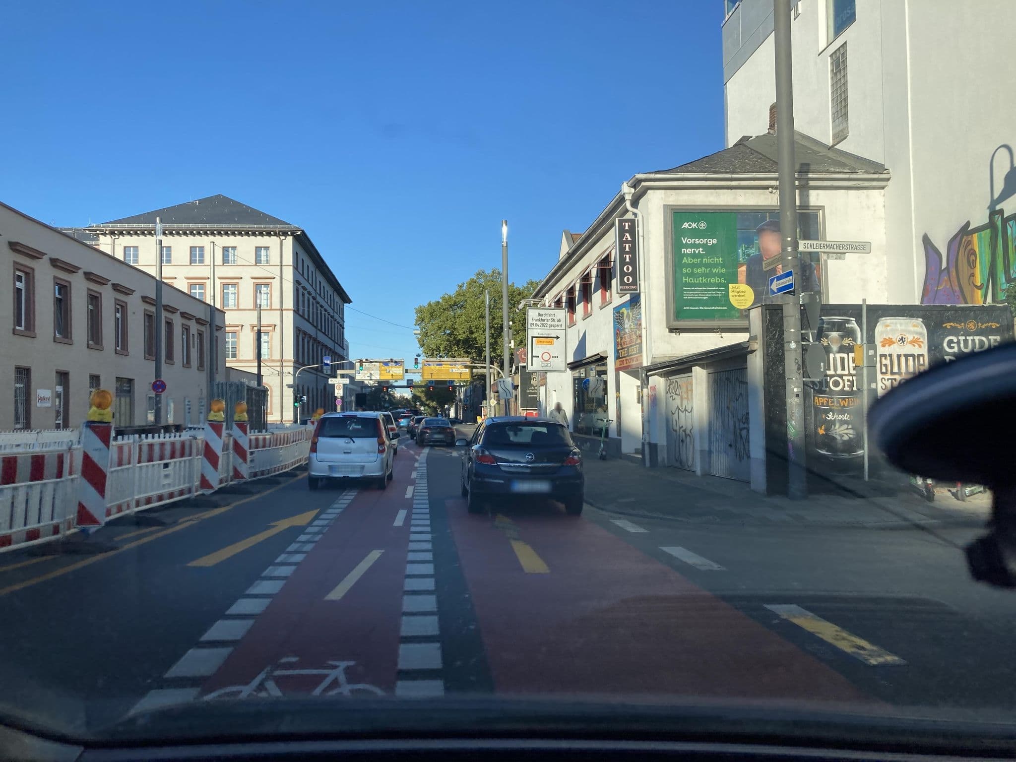 Street view near Weinmichel Michel K. G., Darmstadt — © robffm (CC BY-SA · Mapillary)