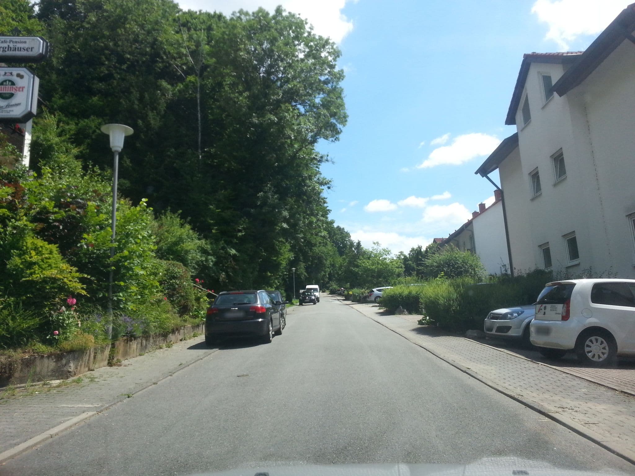 Street view near Pension Berghäuser, Birkenau — © wegavision (CC BY-SA · Mapillary)