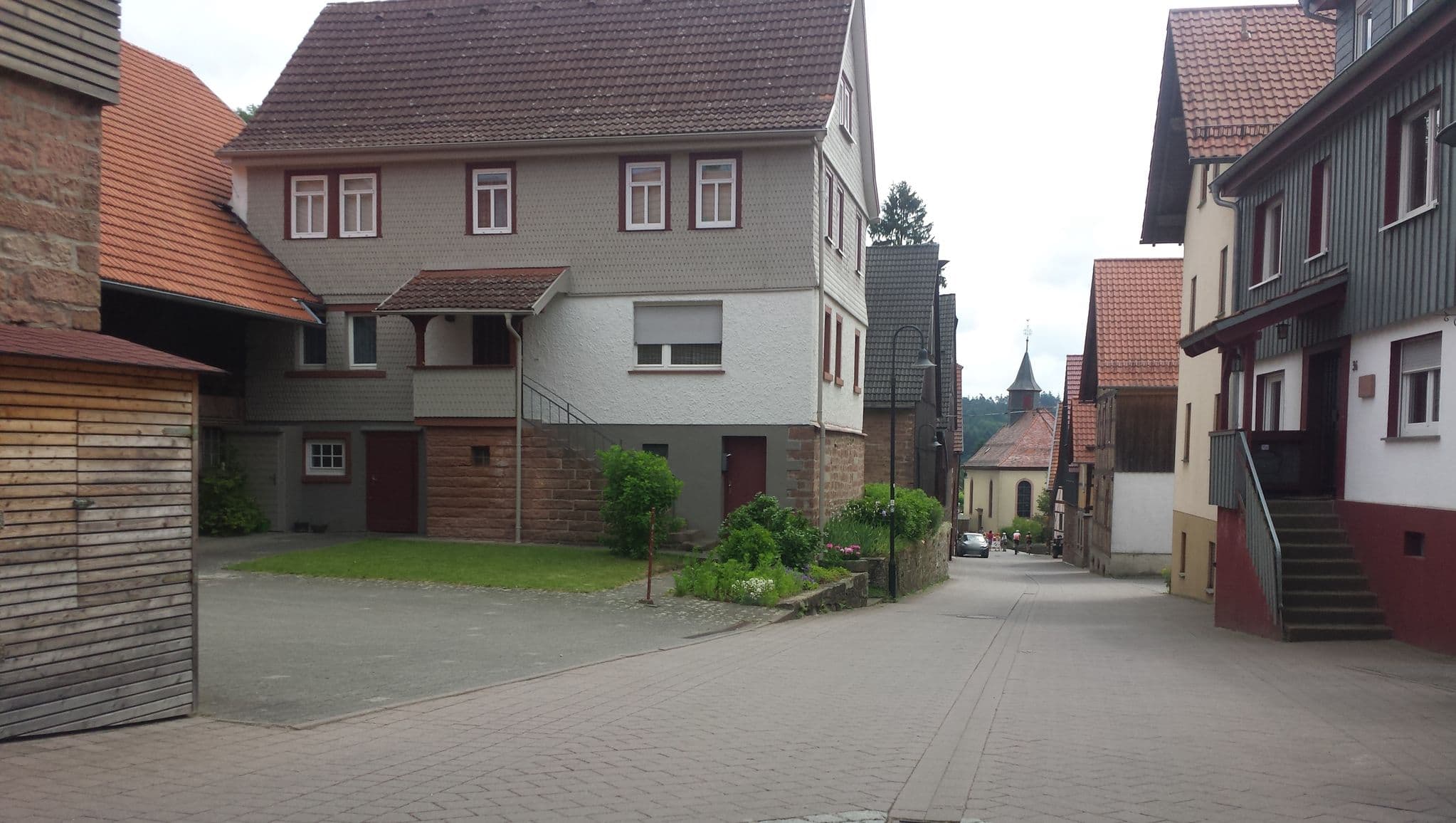 Street view near Haus Am Heckbrunnen Marion Hartmann, Rimbach — © wegavision (CC BY-SA · Mapillary)