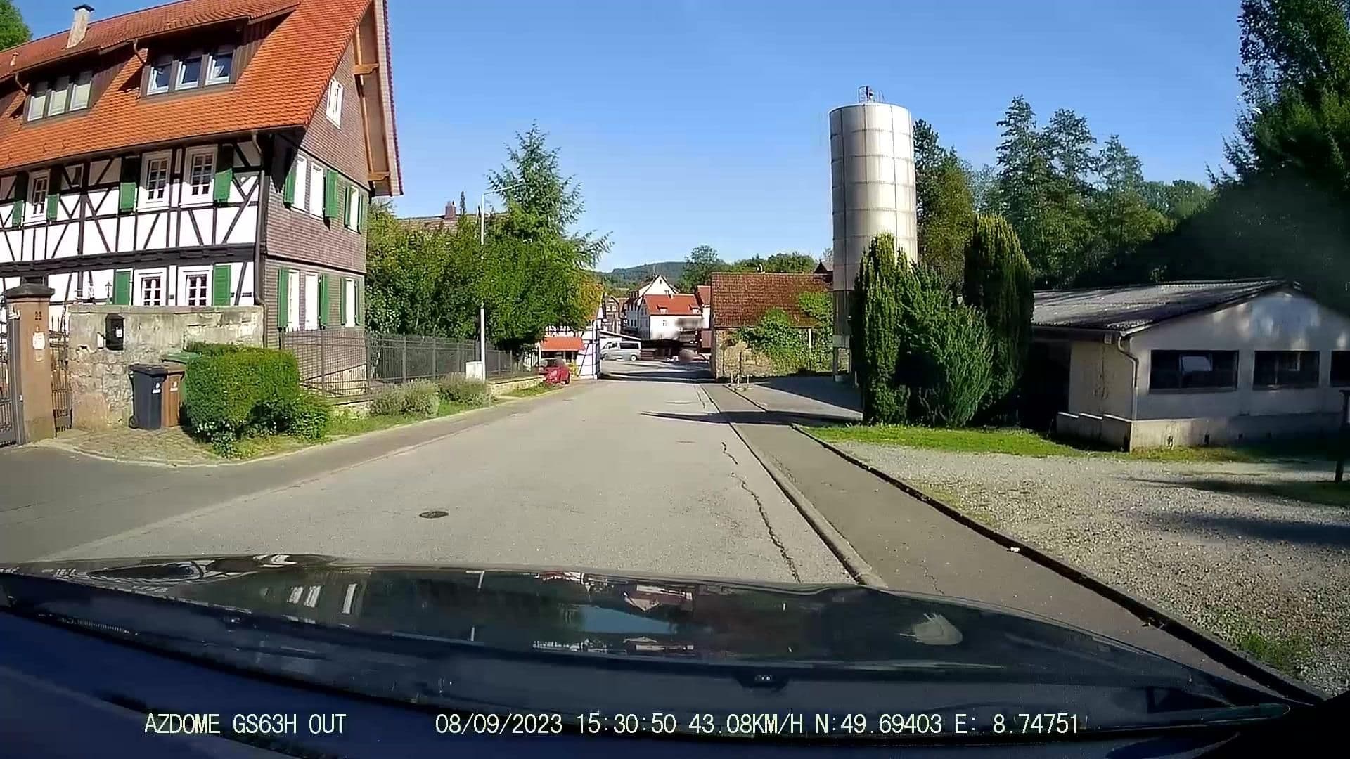 Street view near Ferienwohnungen Pension Glattbacher Hof, Lindenfels — © greenger (CC BY-SA · Mapillary)