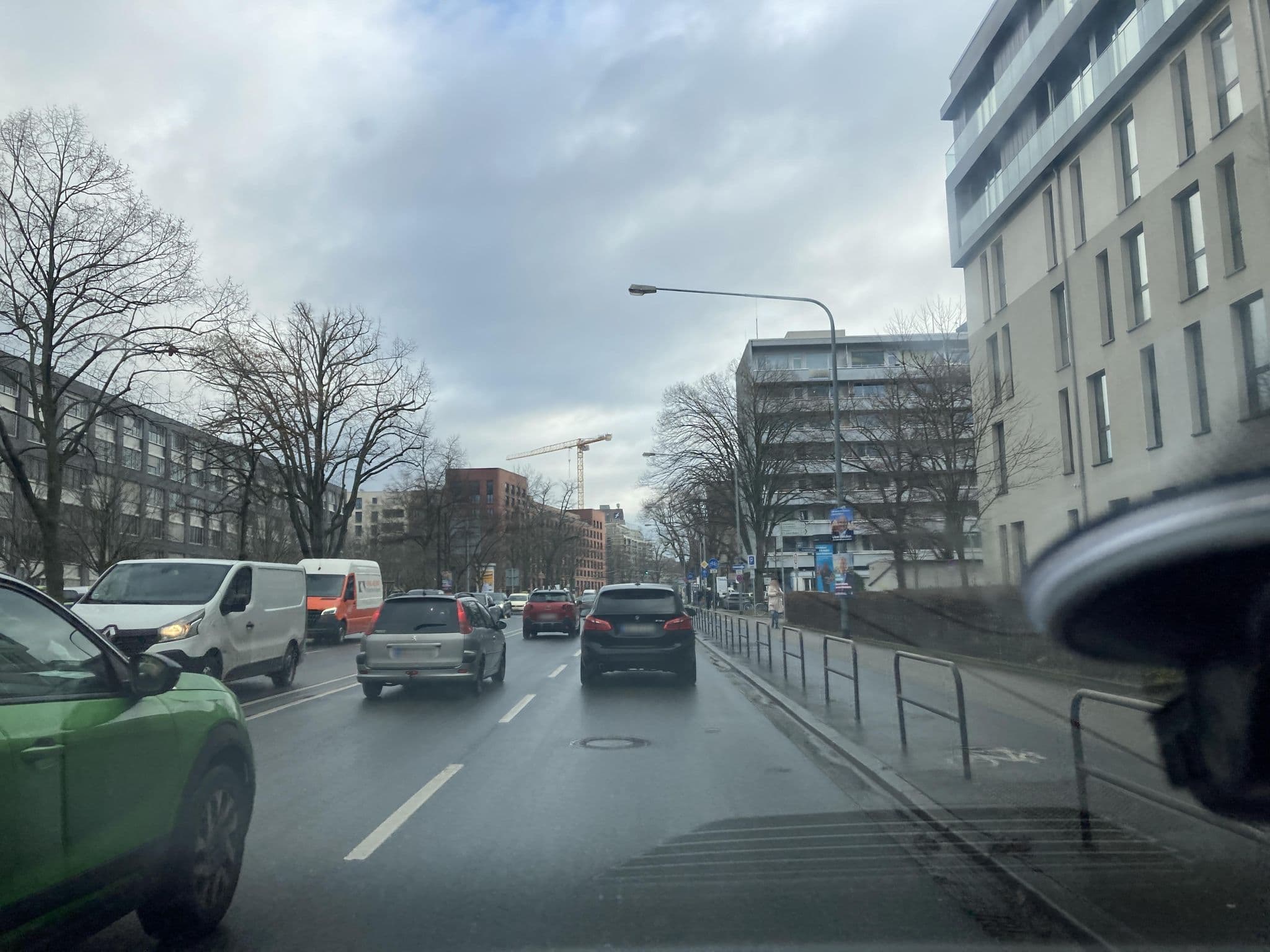 Street view near The Flag II Frankfurt, Frankfurt am Main — © robffm (CC BY-SA · Mapillary)