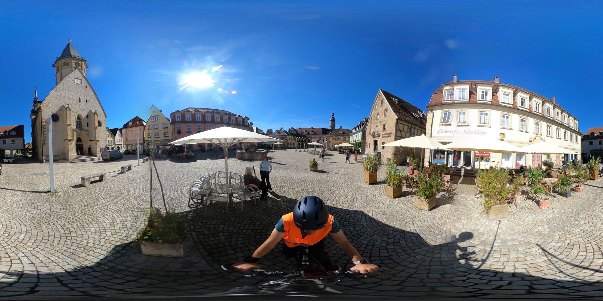 Street view near Hotel Deutschherren Haus, Weikersheim — © RadNETZ (CC BY-SA · Mapillary)