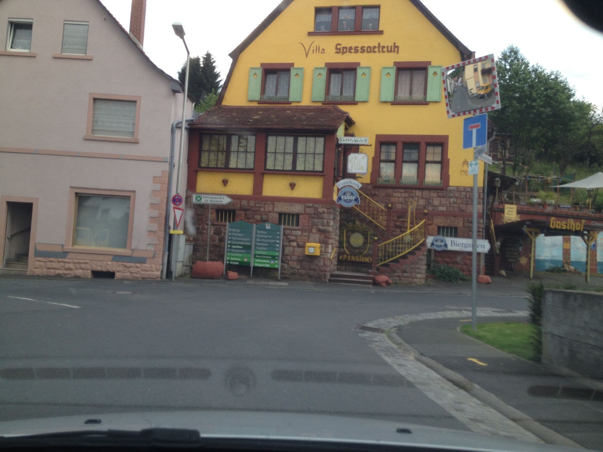 Street view near Villa Spessartruh, Weibersbrunn — © ottokar (CC BY-SA · Mapillary)