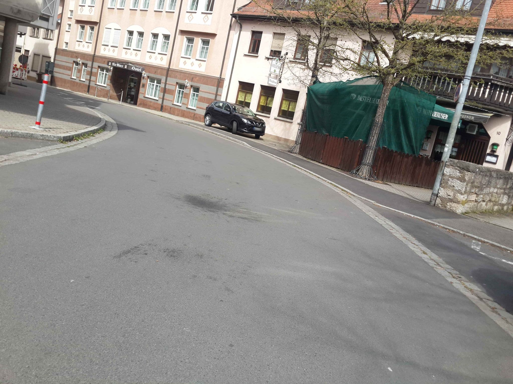 Street view near Hotel-Gästehaus Alte Münze, Bad Mergentheim — © changchun1 (CC BY-SA · Mapillary)