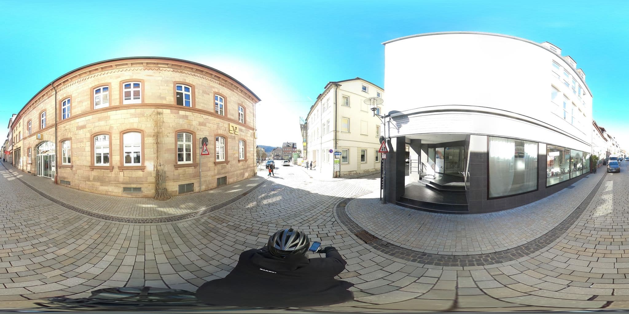 Street view near Hotel-Restaurant Engel, Hammelburg — © Planungsgesellschaft_RV-K_MB (CC BY-SA · Mapillary)