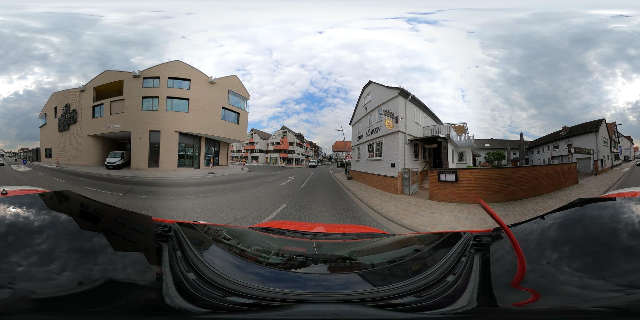 Street view near Zum Löwen, Bruchköbel — © GameRover (CC BY-SA · Mapillary)