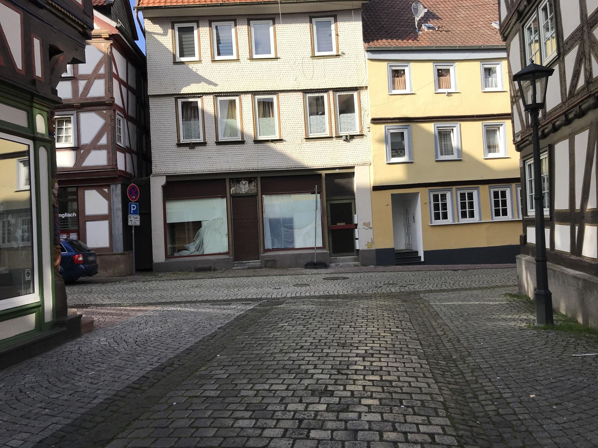 Street view near Pension Eichelberger, Alsfeld — © troher15 (CC BY-SA · Mapillary)