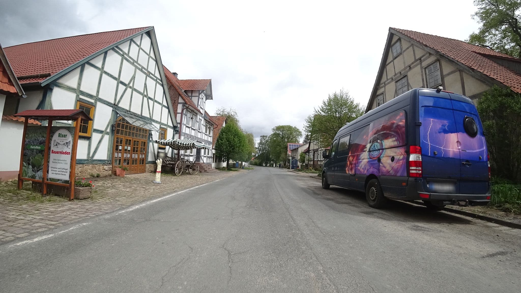 Street view near Ferienwohnung Jäger, Grebenstein — © flohoff (CC BY-SA · Mapillary)
