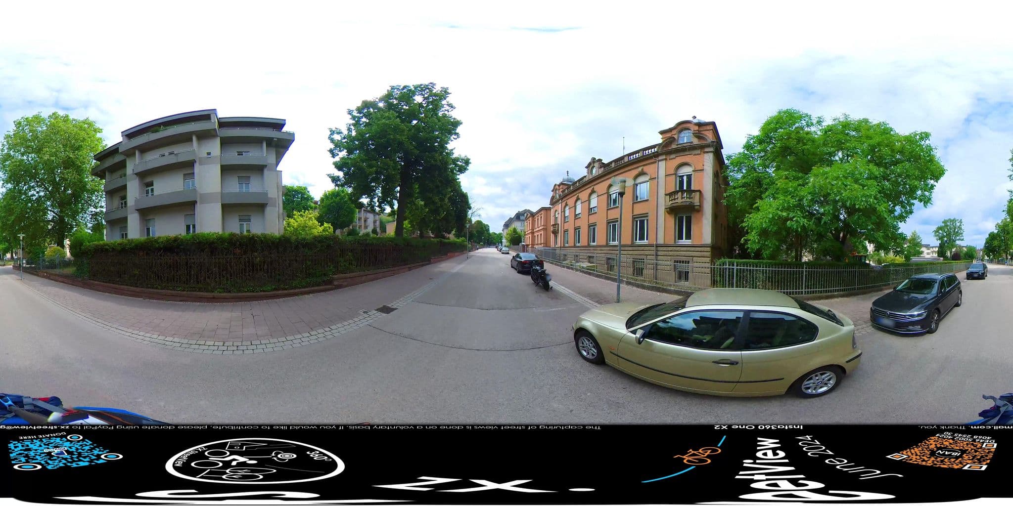 Street view near Sanatorium Uibeleisen, Bad Kissingen — © ZXStreetview (CC BY-SA · Mapillary)