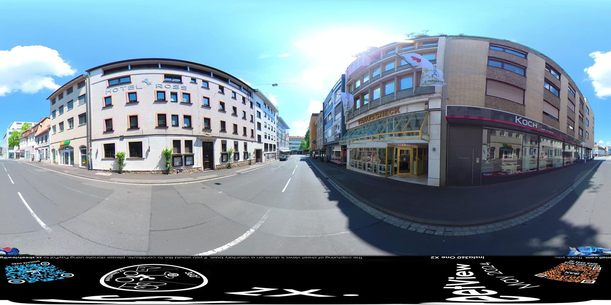 Street view near Hotel am alten Postplatz Ross, Schweinfurt — © ZXStreetview (CC BY-SA · Mapillary)