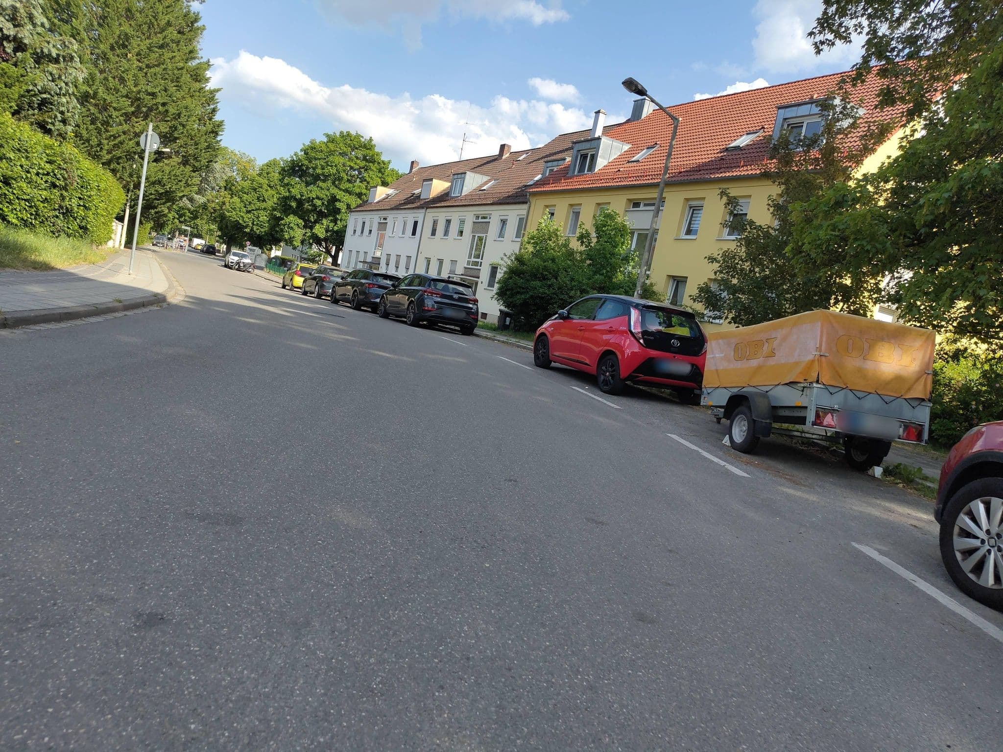 Street view near Park Hotel Garni, Schwaig — © HaraldBk (CC BY-SA · Mapillary)