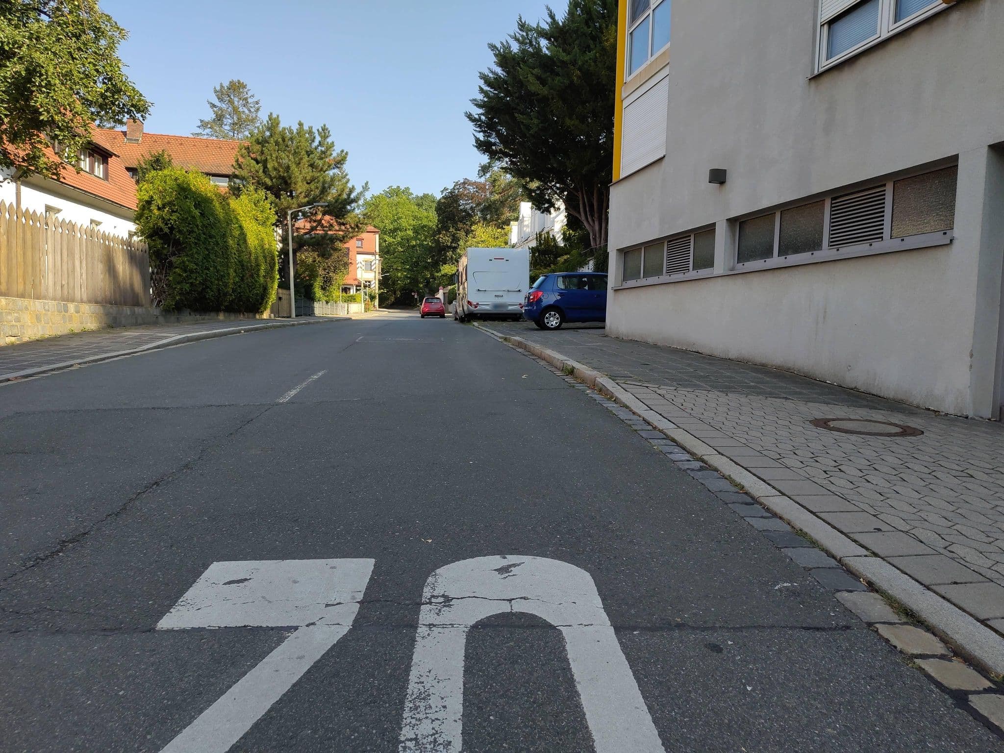 Street view near Dito Apartement Hotel, Schwaig — © HaraldBk (CC BY-SA · Mapillary)