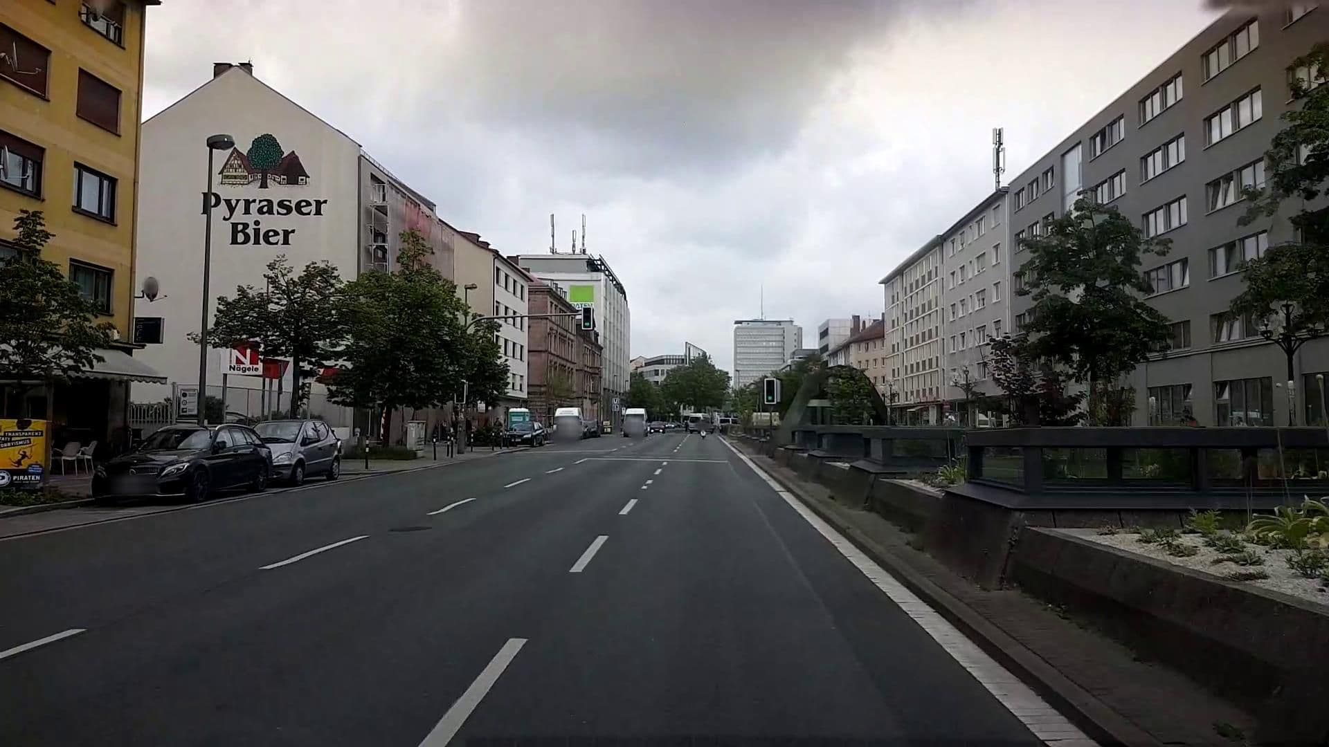 Street view near White Pearl Hostel, Nuremberg — © r66 (CC BY-SA · Mapillary)