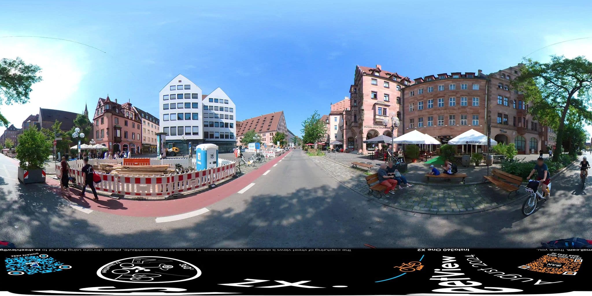 Street view near Hotel der Akademie C. Pirckheimer Haus, Nuremberg — © ZXStreetview (CC BY-SA · Mapillary)
