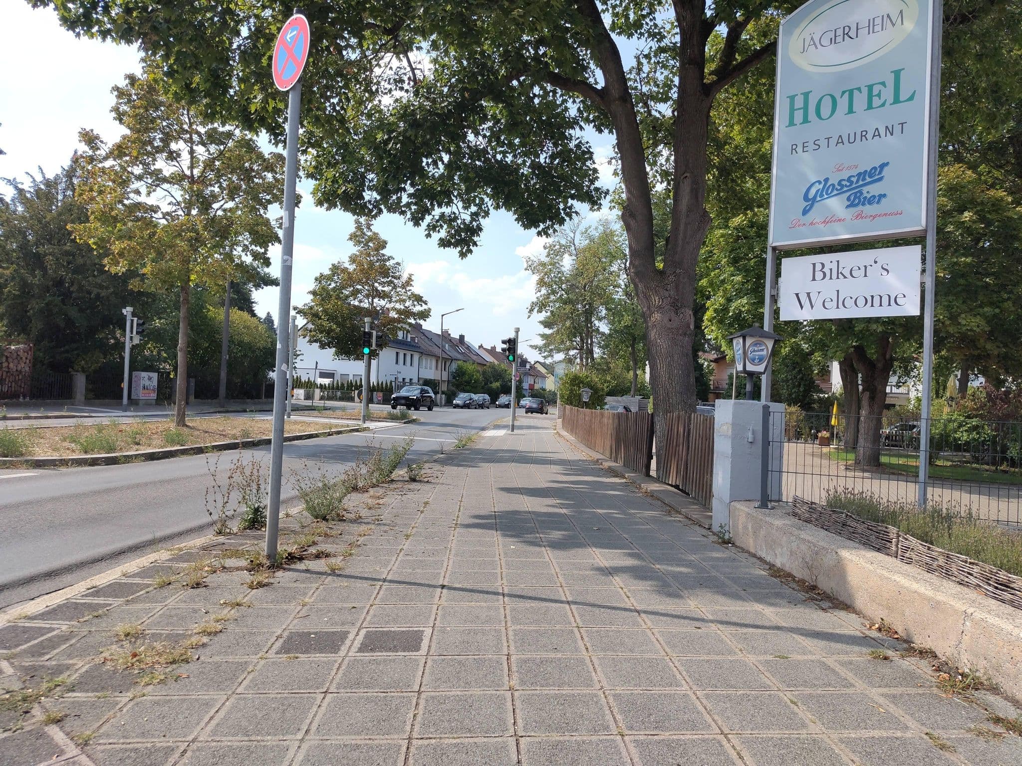Street view near Hotel-Restaurant Jägerheim, Nuremberg — © HaraldBk (CC BY-SA · Mapillary)