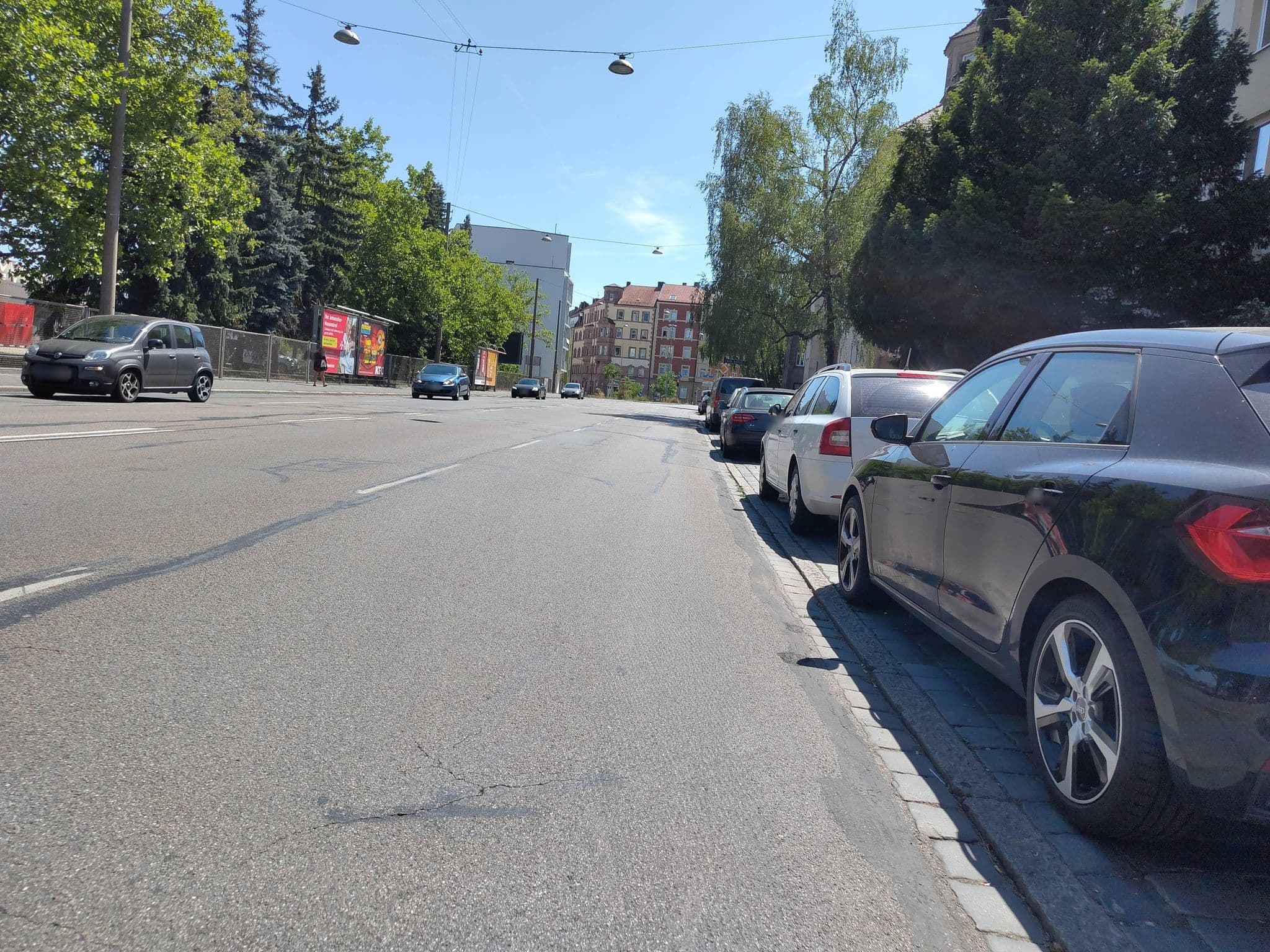 Street view near Airbnb Alena (Asena), Nuremberg — © HaraldBk (CC BY-SA · Mapillary)