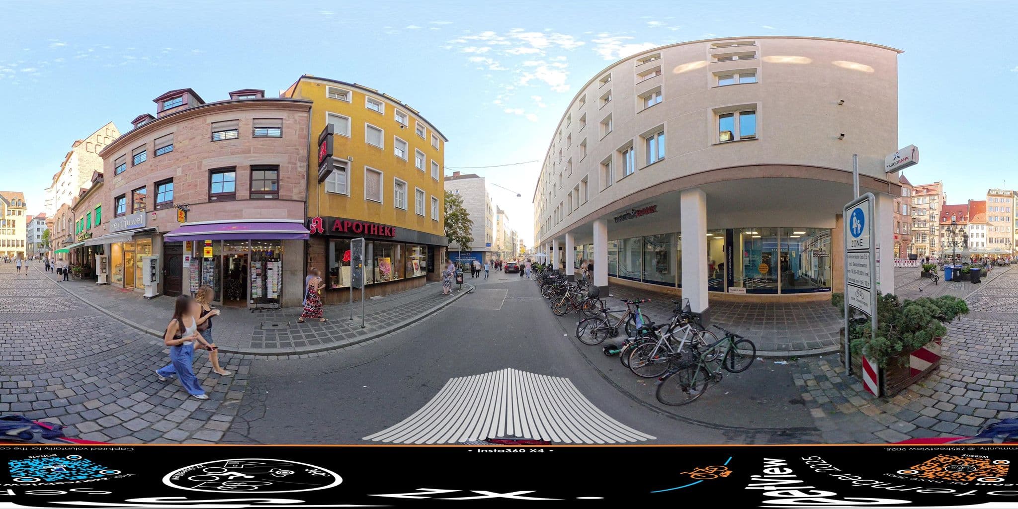 Street view near Nürnberg City Apartments, Nuremberg — © ZXStreetview (CC BY-SA · Mapillary)