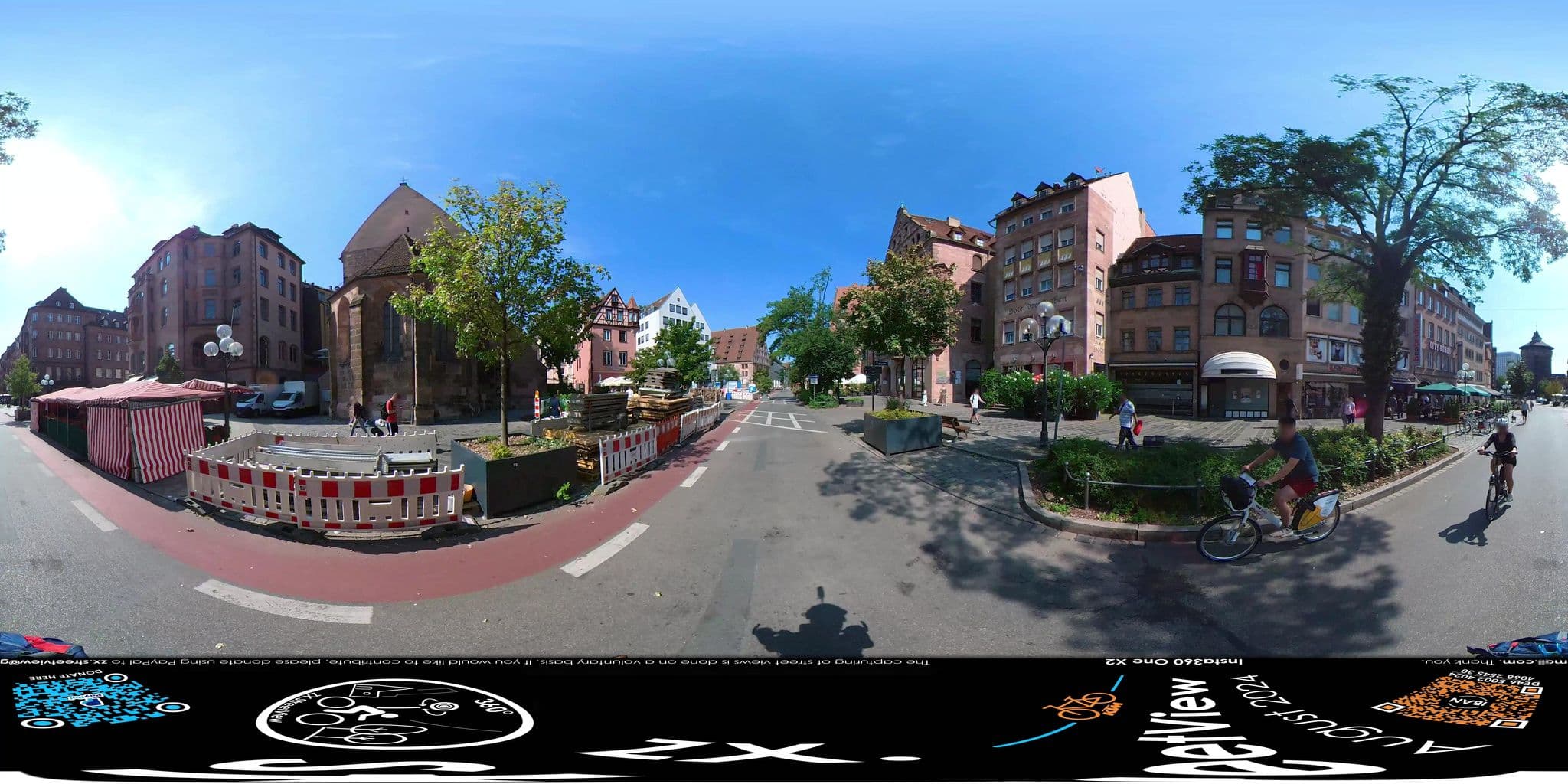 Street view near Hotel 3 Raben garni GmbH, Nuremberg — © ZXStreetview (CC BY-SA · Mapillary)