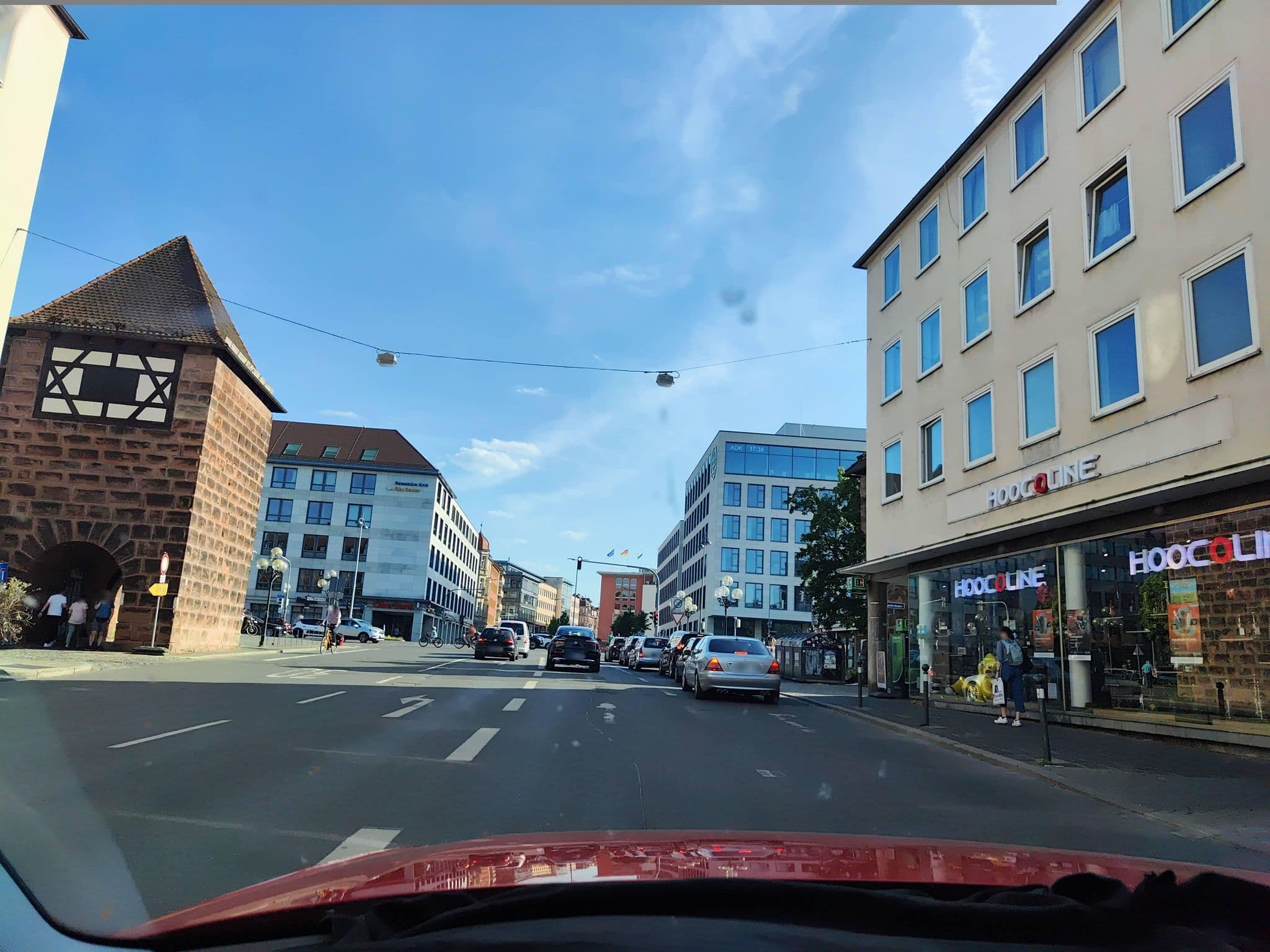 Street view near Hotel am Färbertor, Nuremberg — © teddy73 (CC BY-SA · Mapillary)