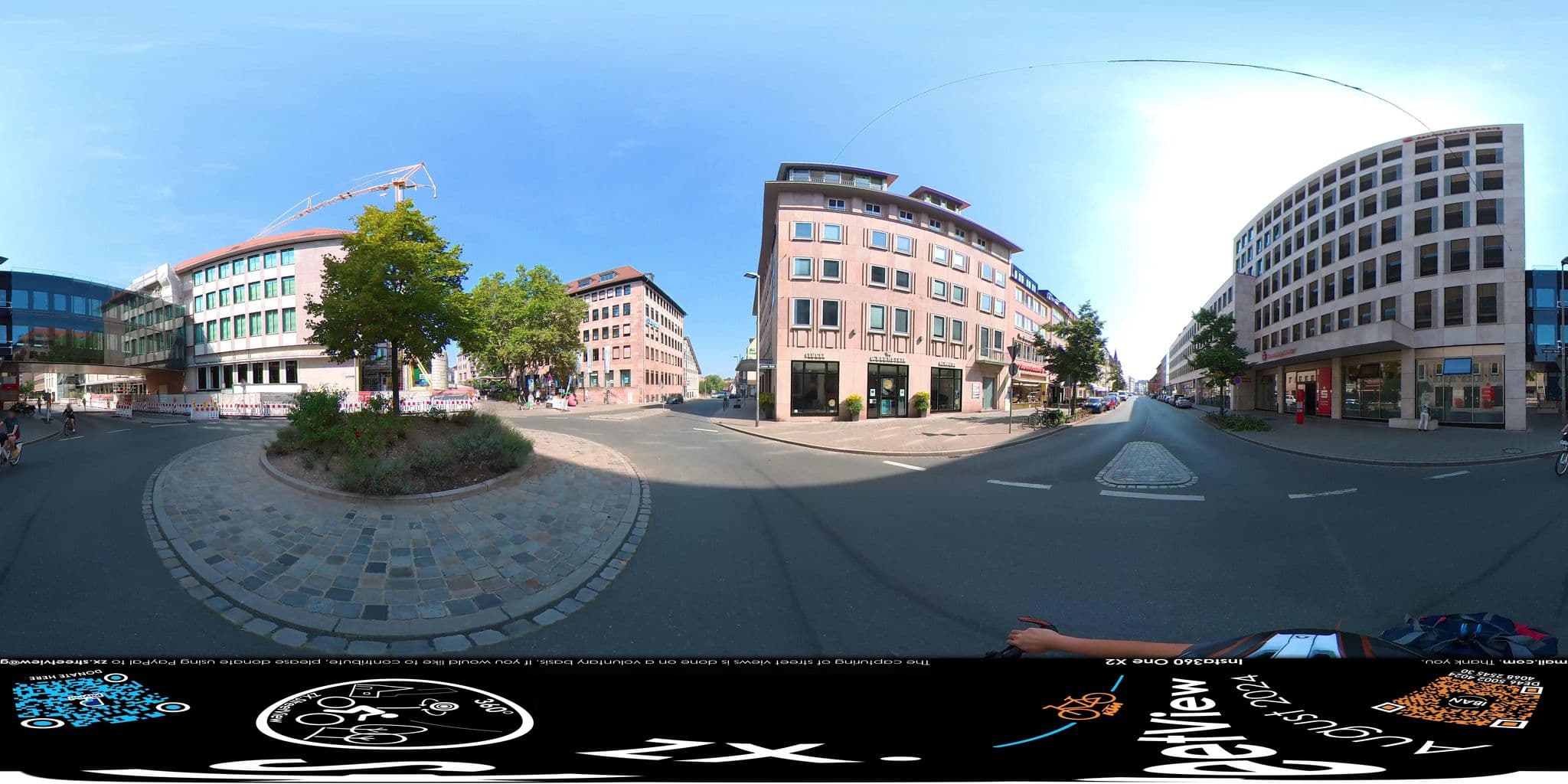 Street view near Amadeus Ship Hotel Nuremberg, Nuremberg — © ZXStreetview (CC BY-SA · Mapillary)
