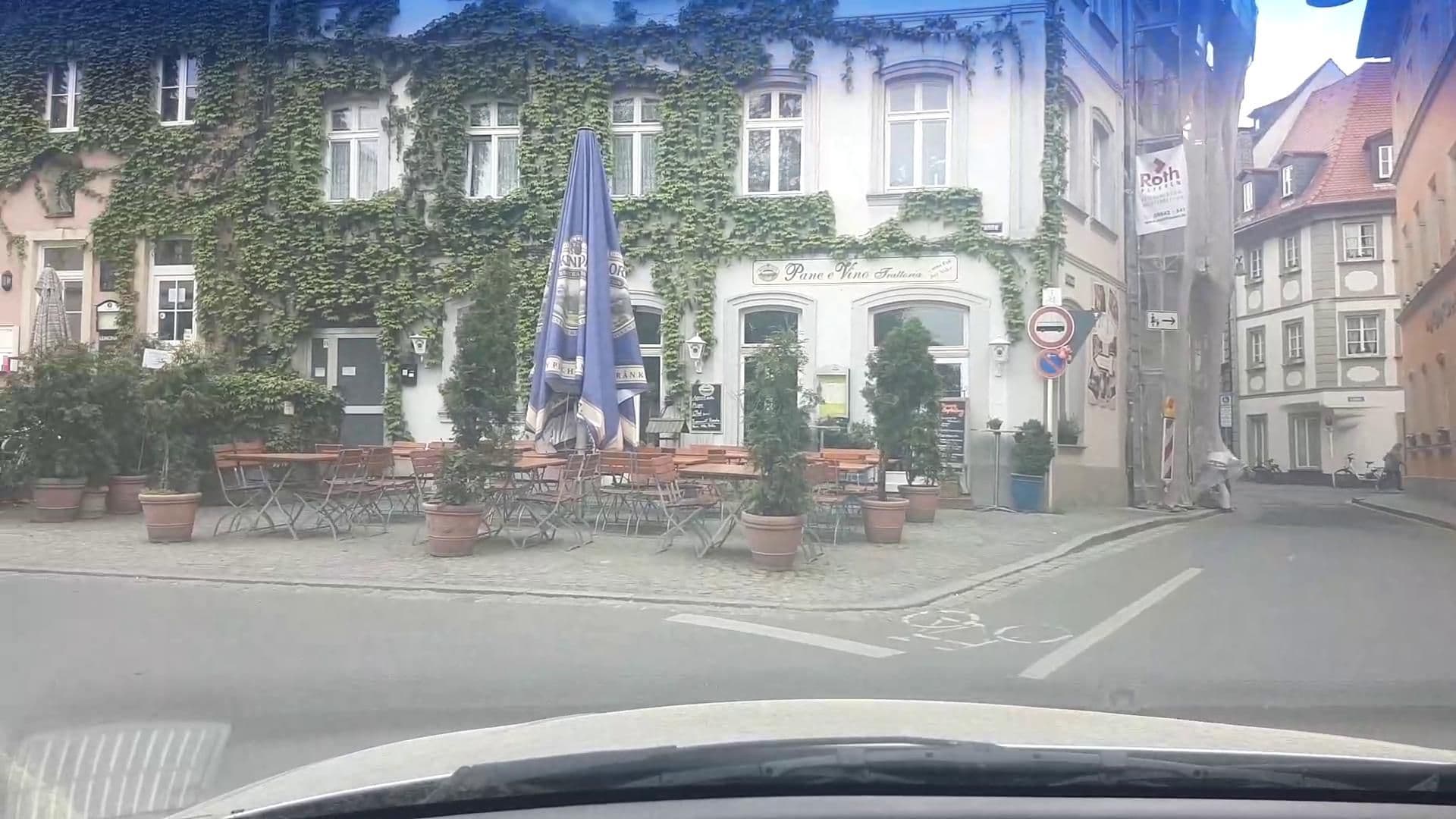 Street view near Hotel Weierich, Bamberg — © r66 (CC BY-SA · Mapillary)