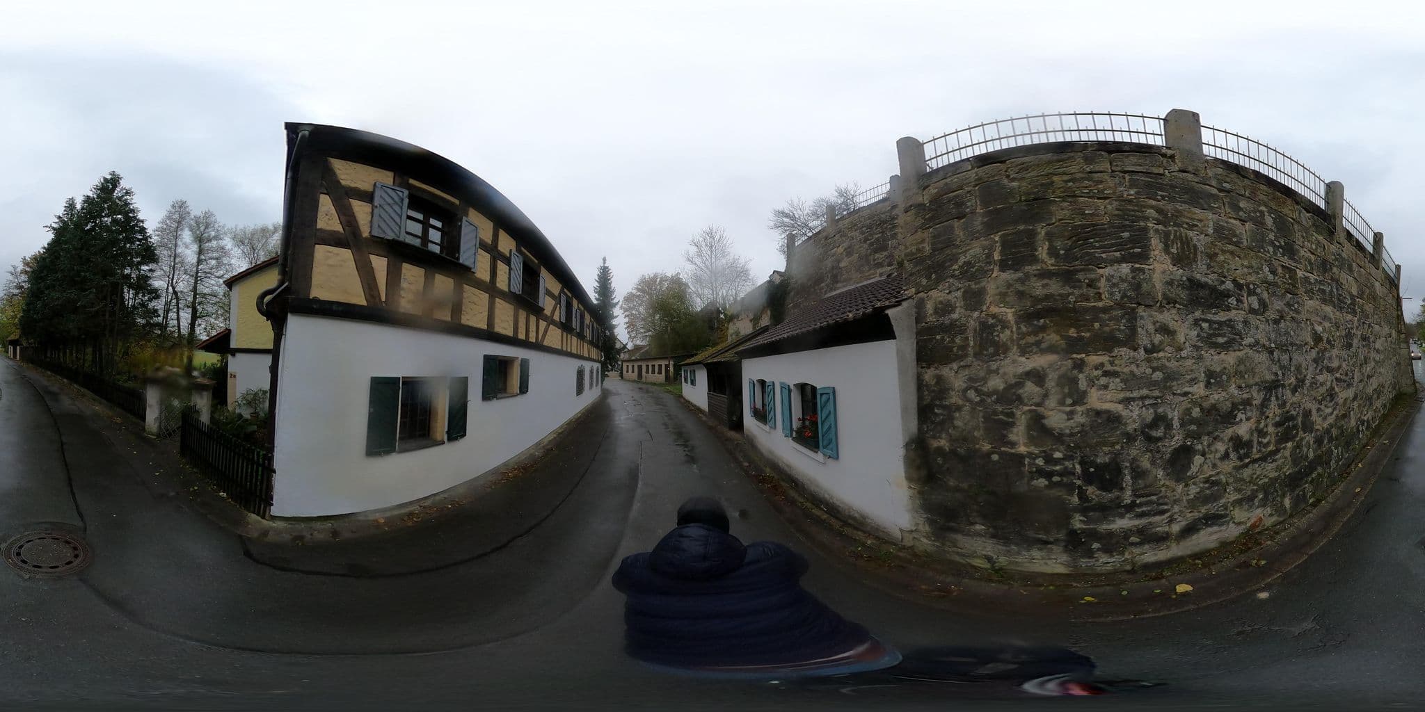 Street view near Hotel Bergmühle, Neudrossenfeld — © Planungsgesellschaft_RV-K (CC BY-SA · Mapillary)