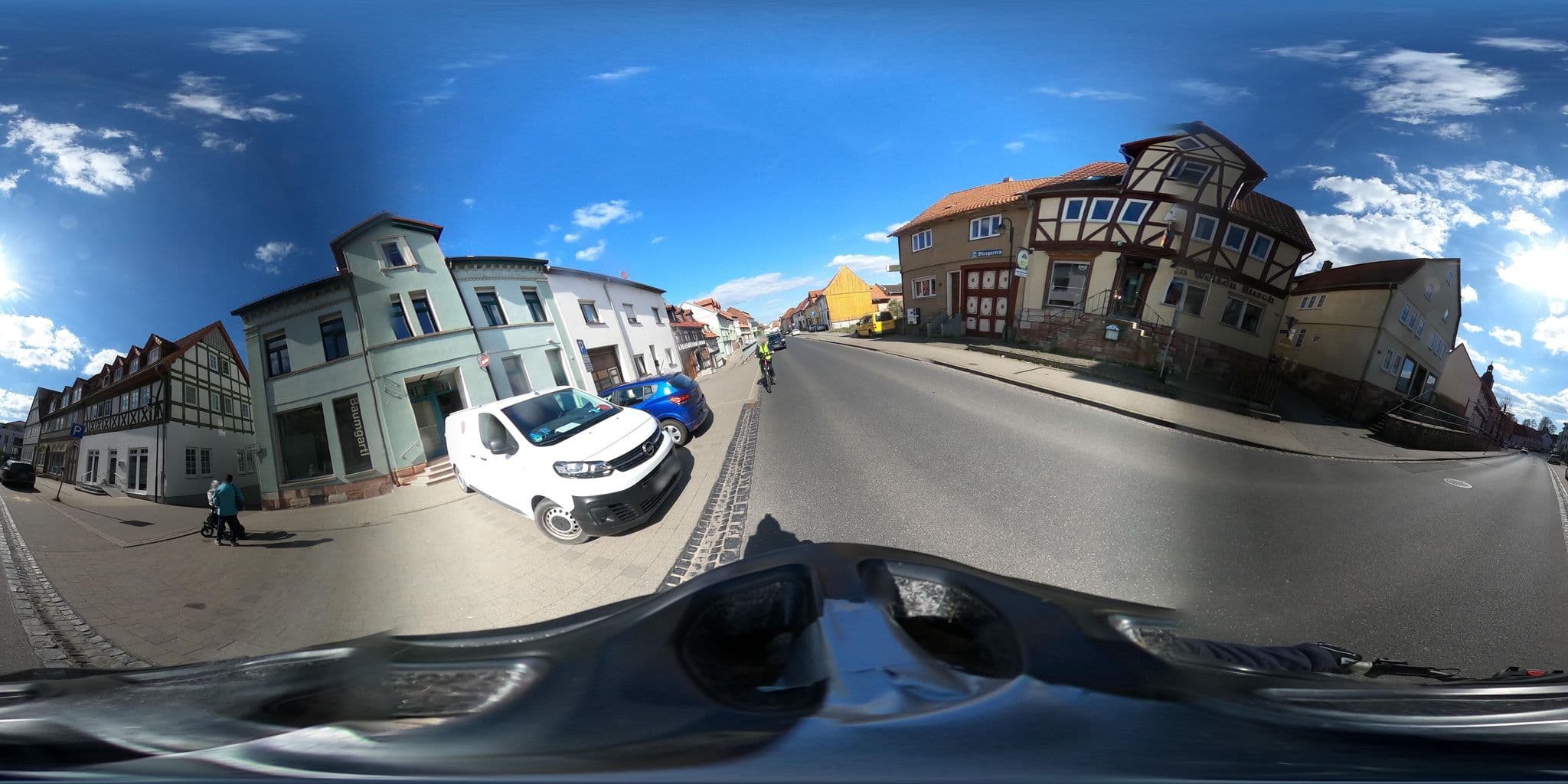 Street view near Pension Erna & Gasthaus zum weißen Hirsch Inh. Siegmar Schemat, Dippach — © Mobilitaetswerk (CC BY-SA · Mapillary)