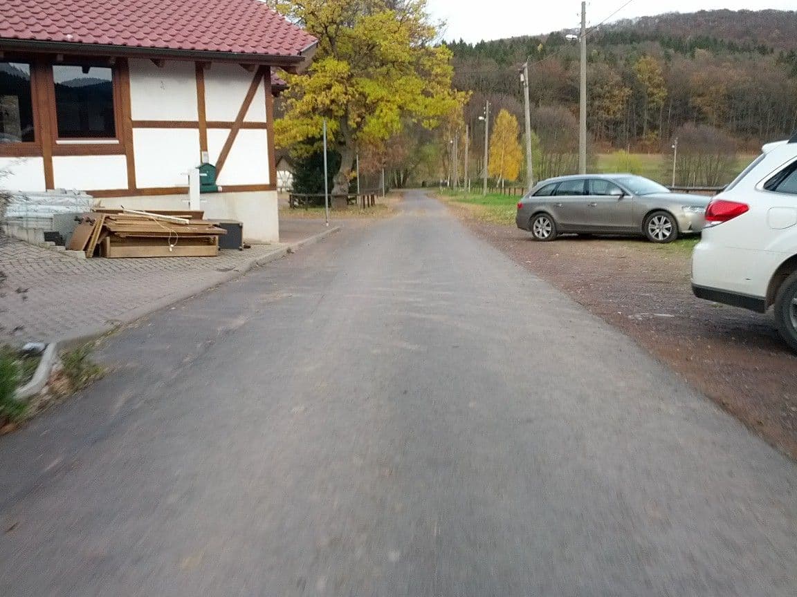 Street view near Feriendorf Am Forsthaus Mosbach, Thal — © zoegglmeyr (CC BY-SA · Mapillary)