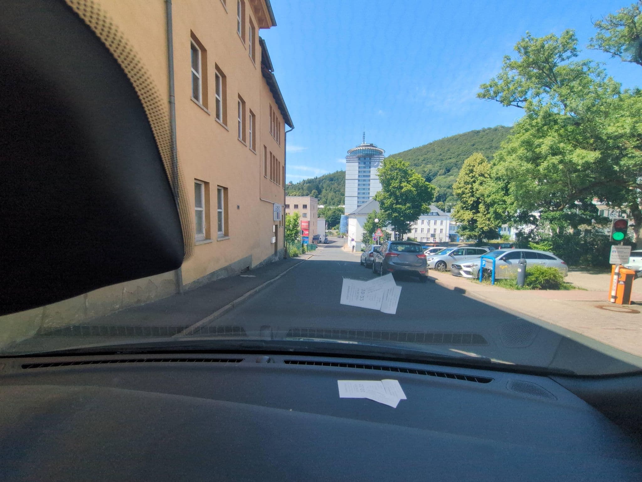 Street view near Mitwohnzentrale HomeCompany, Suhl — © sixsixfive (CC BY-SA · Mapillary)