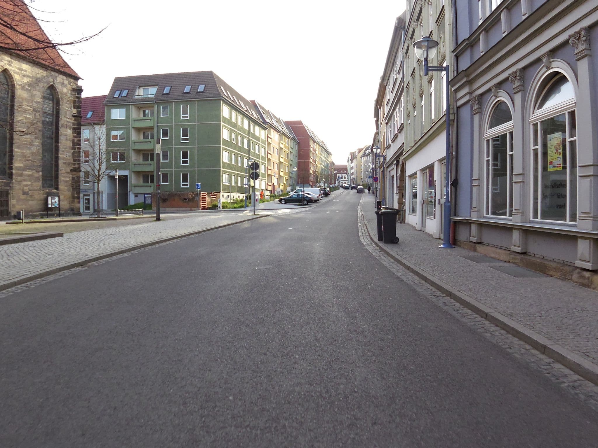 Street view near Augustinerkloster Gotha - Herberge gemeinnützige GmbH, Gotha — © zoegglmeyr (CC BY-SA · Mapillary)