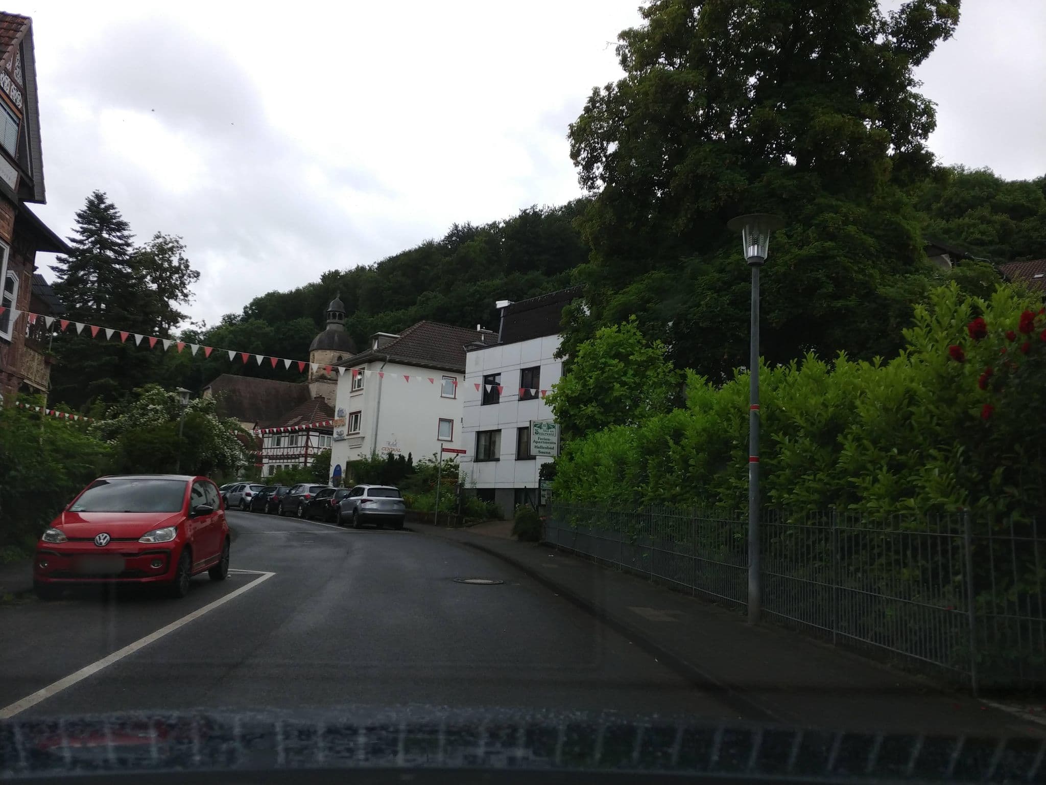 Street view near Villa Oertel, Bad Sooden-Allendorf — © tomatsn (CC BY-SA · Mapillary)