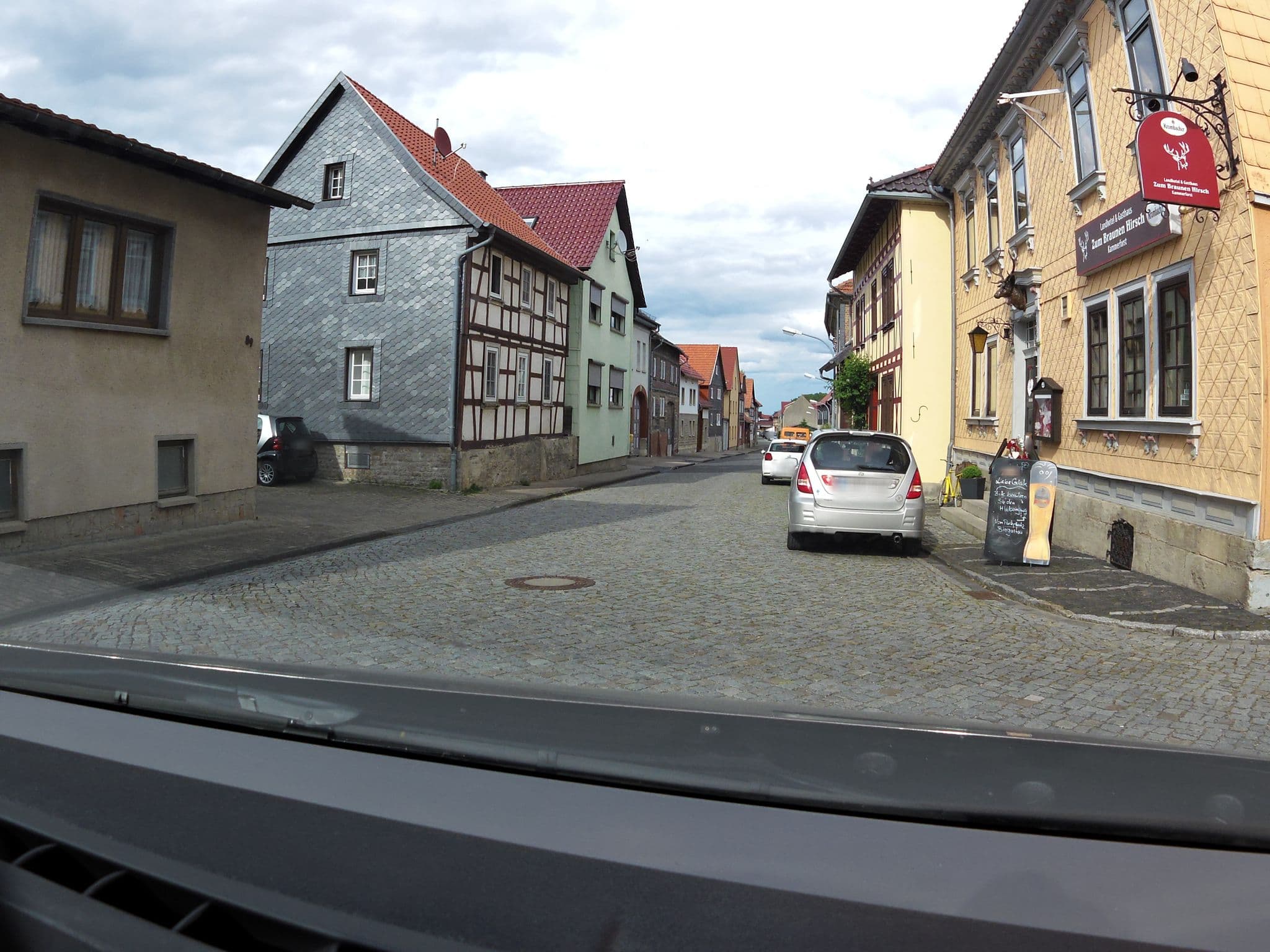 Street view near Hotel zum Braunen Hirsch, Langula — © zoegglmeyr1 (CC BY-SA · Mapillary)
