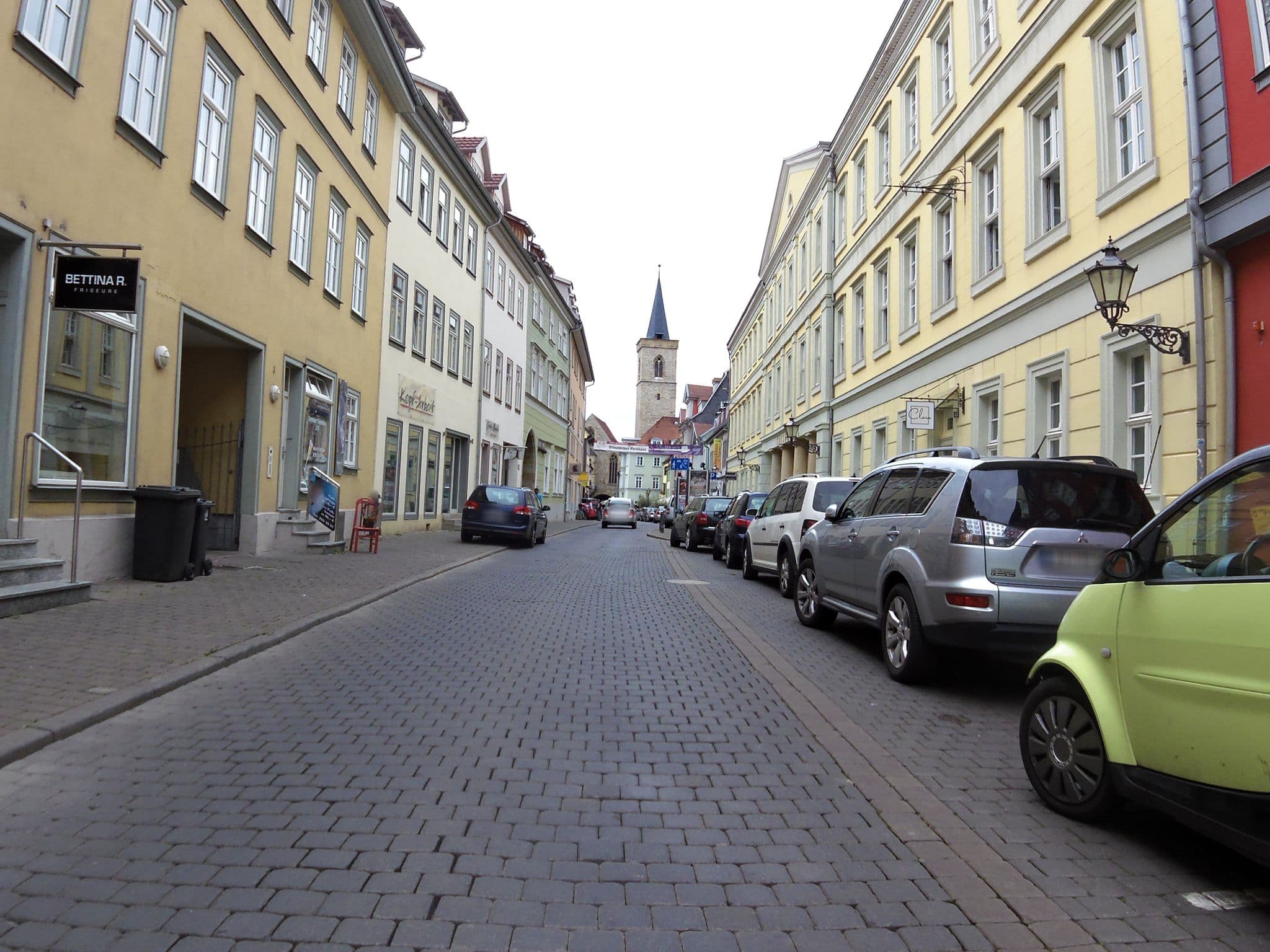 Street view near Palais Appartments, Erfurt — © zoegglmeyr (CC BY-SA · Mapillary)