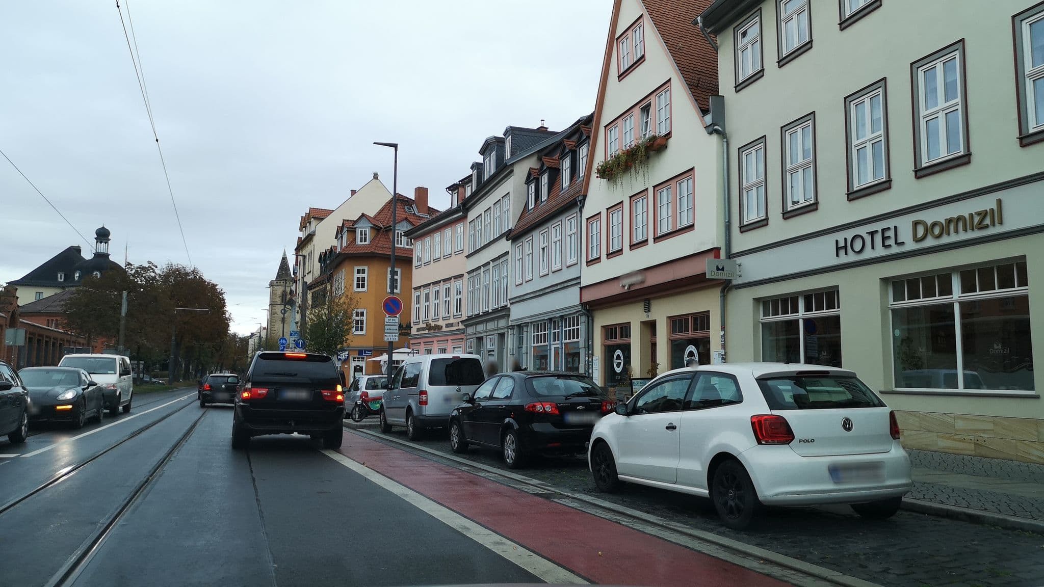 Street view near Hotel Domizil, Erfurt — © cuspis (CC BY-SA · Mapillary)