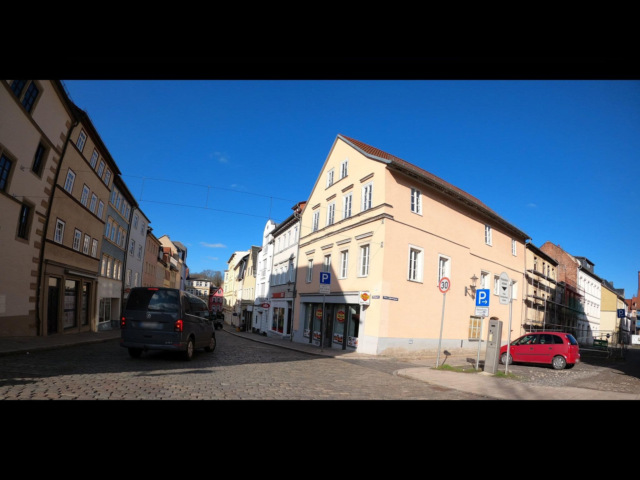 Street view near Reisebüro ATLASREISEN, Pößneck — © 741852963 (CC BY-SA · Mapillary)